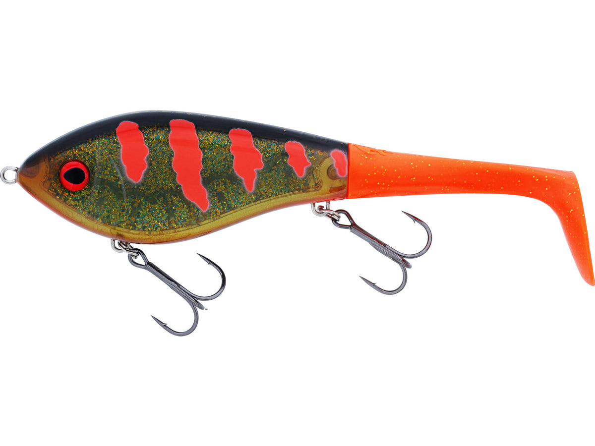 Westin Swim Tail 10cm 3D Motoroil Blood - Kunstköder