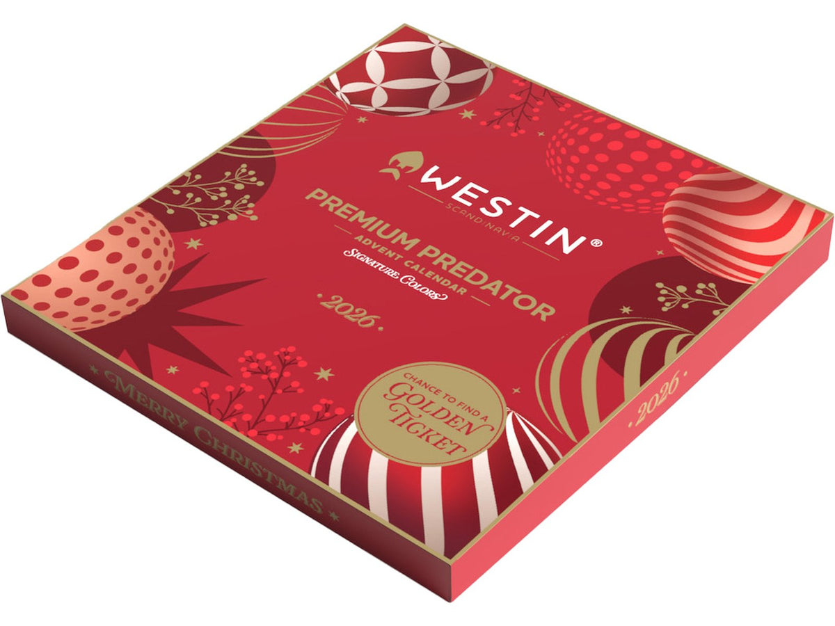 Westin Premium Predator Adventskalender 2026 – 24 Köder für Barsch, Zander und Hecht