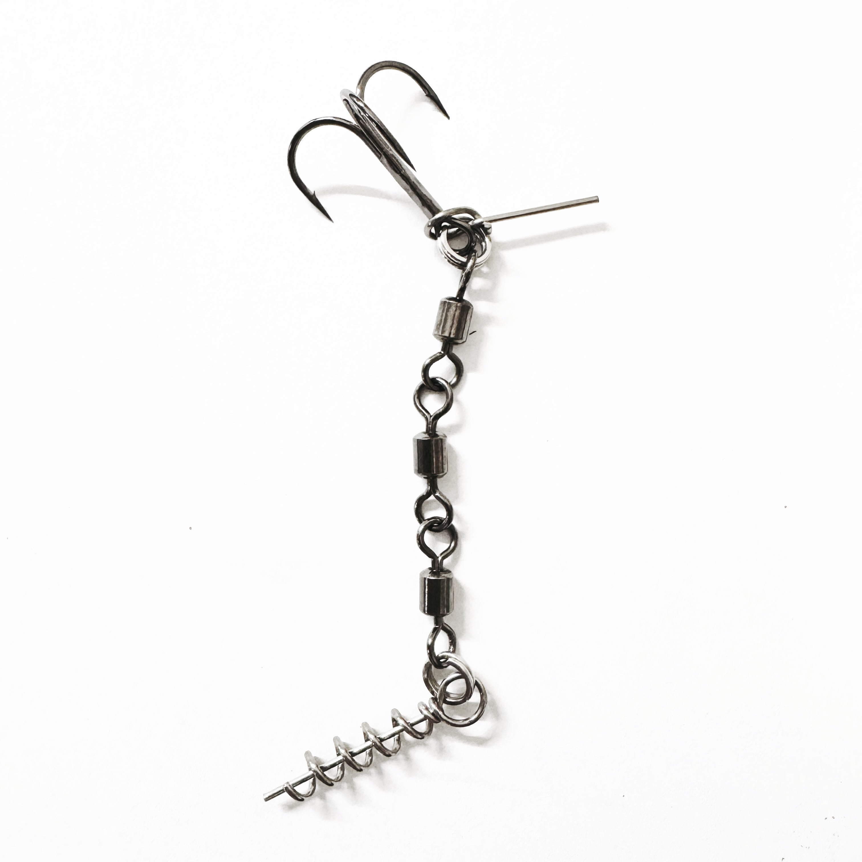 Major Fish Pike Rig Single - Hakengröße 1 | 6cm 6cm (2,4") - Haken & Zubehör