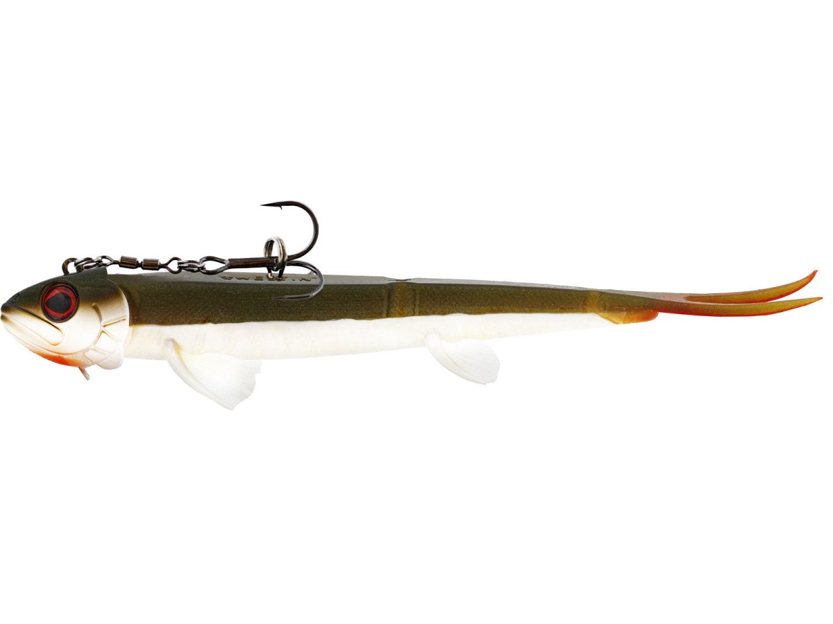 Westin Twinteez Pelagic V - Tail R 'N R 8" (21cm) - Rigged and Ready BASS ORANGE -
