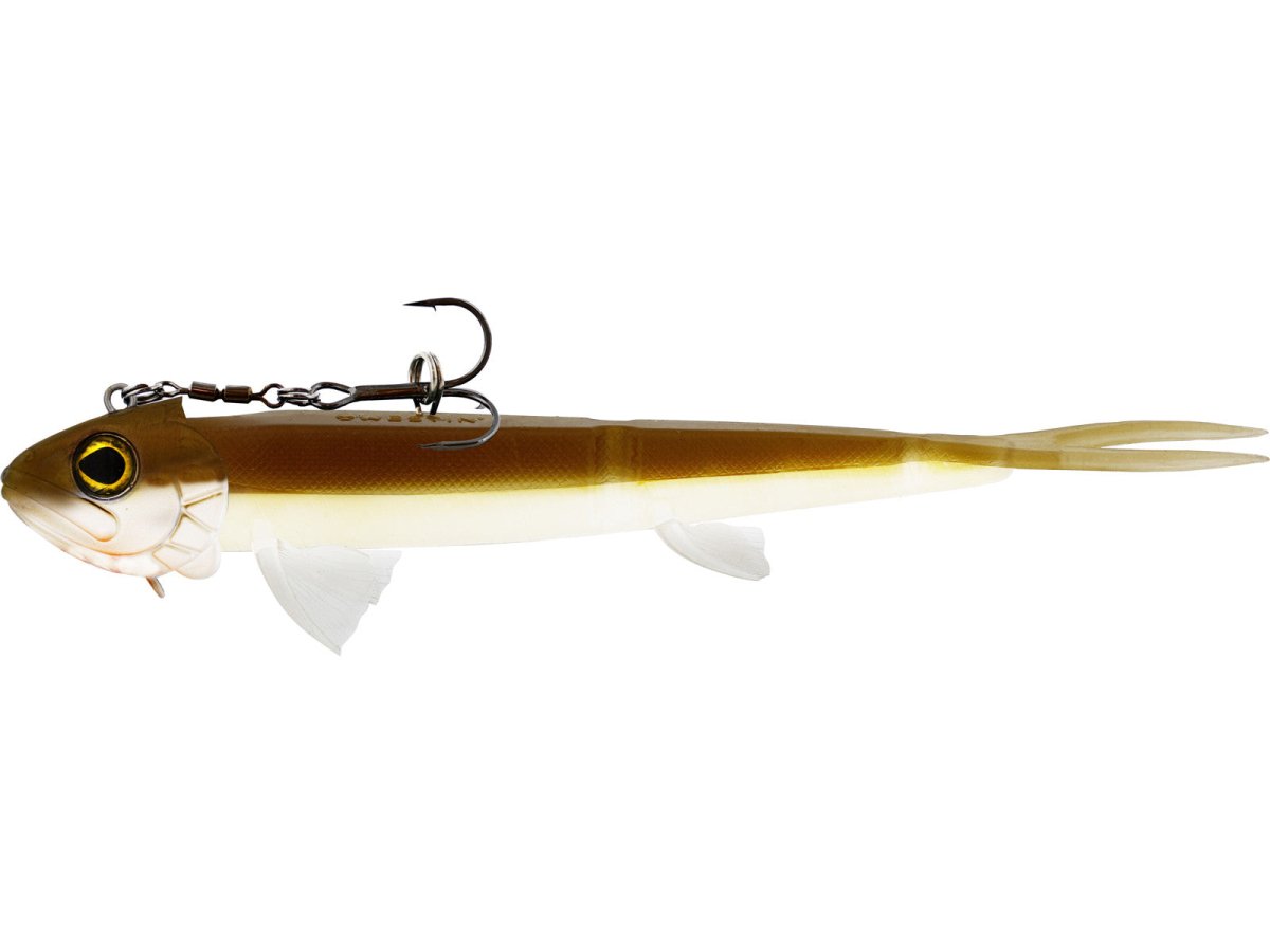 Westin Twinteez Pelagic V - Tail R 'N R 8" (21cm) - Rigged and Ready BAITFISH GHOST -