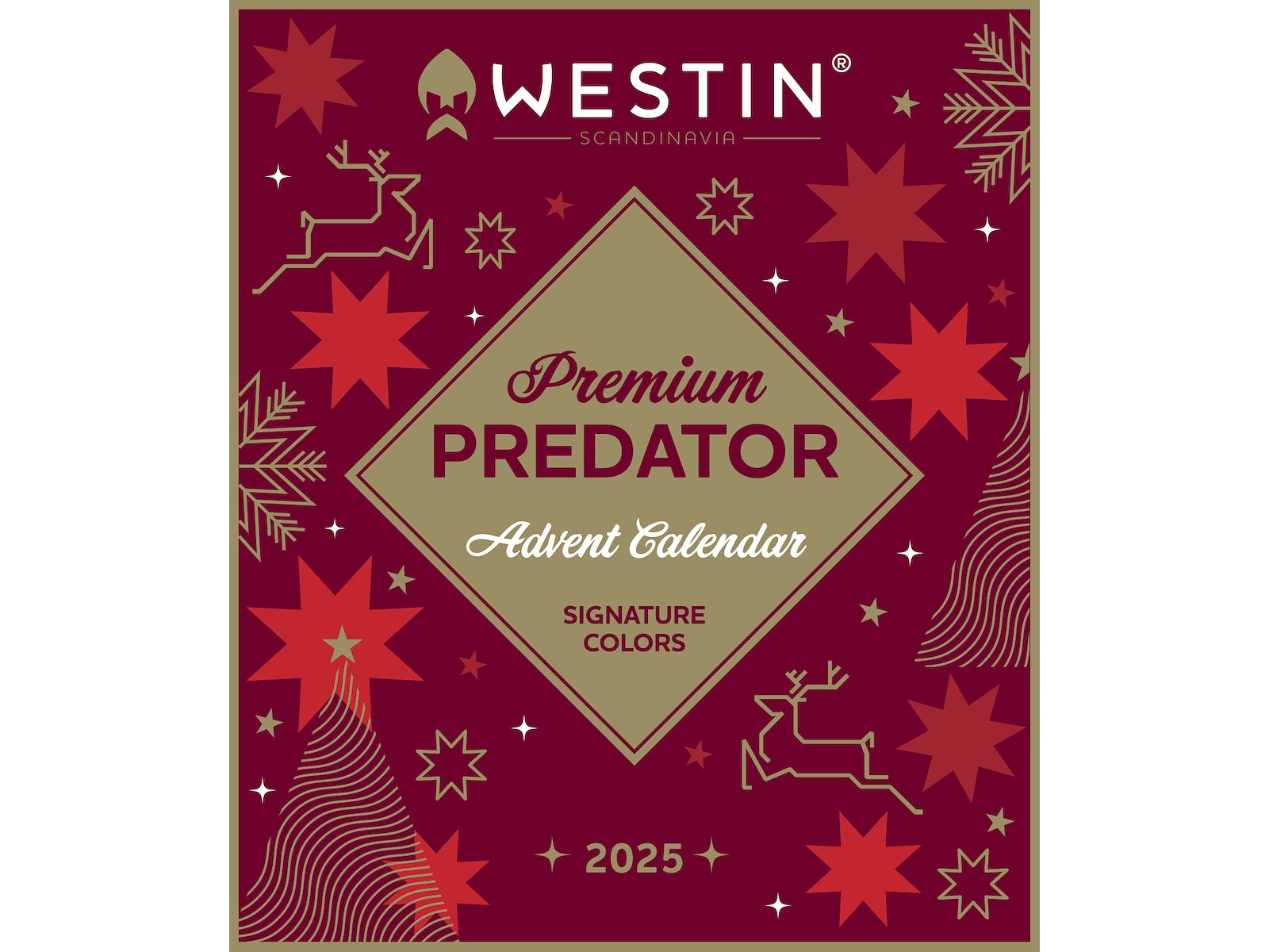 Westin Premium Predator Adventskalender 2025 – 24 Köder für Hecht, Zander & Barsch