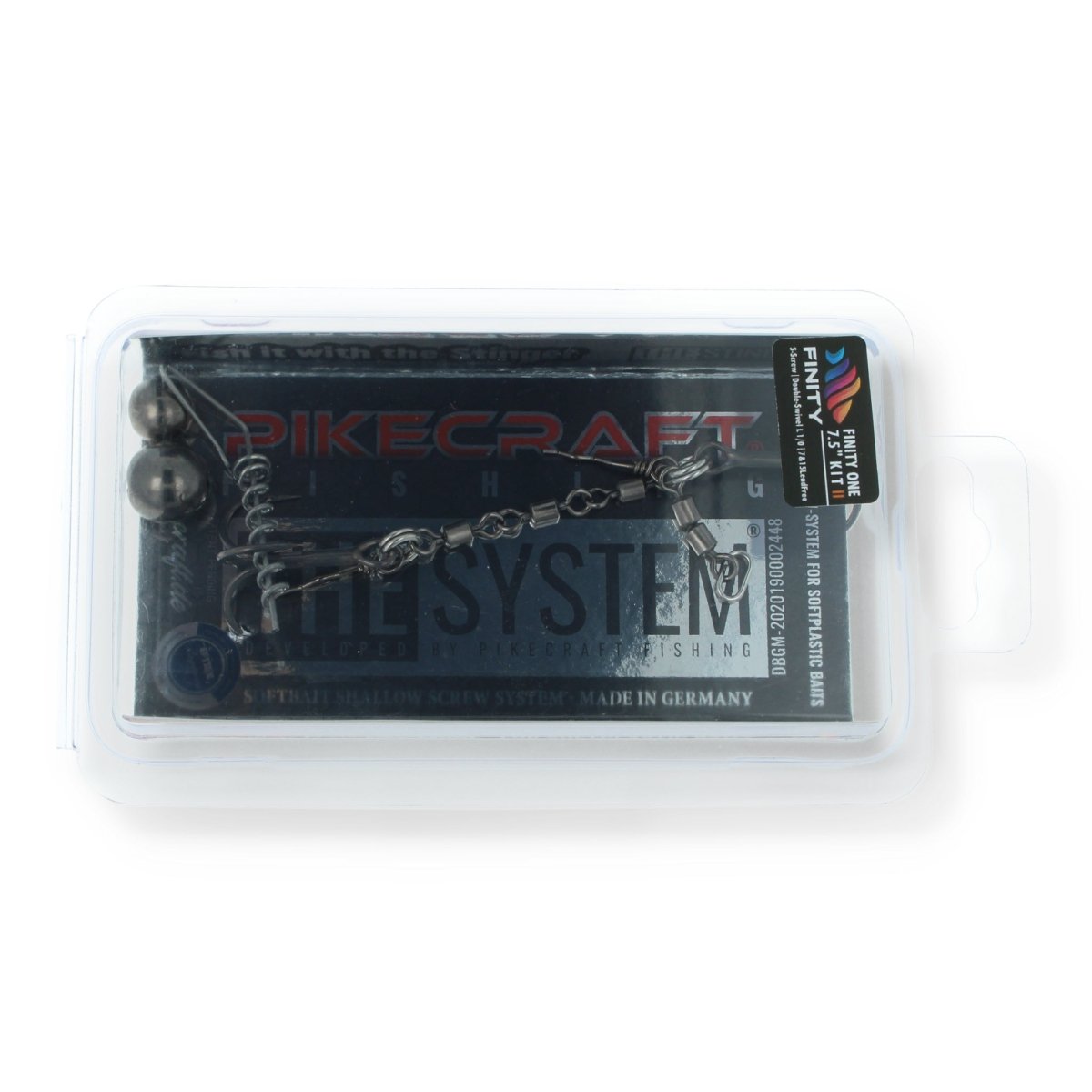 Pikecraft Finity One 7,5" Kits | 1 oder 2 Drillinge | Bleifreie Gewichte Kit 2 - (2 Drillinge | Bleifreie Gewichte 7g / 15g | 1 S - Screw) - Haken & Zubehör