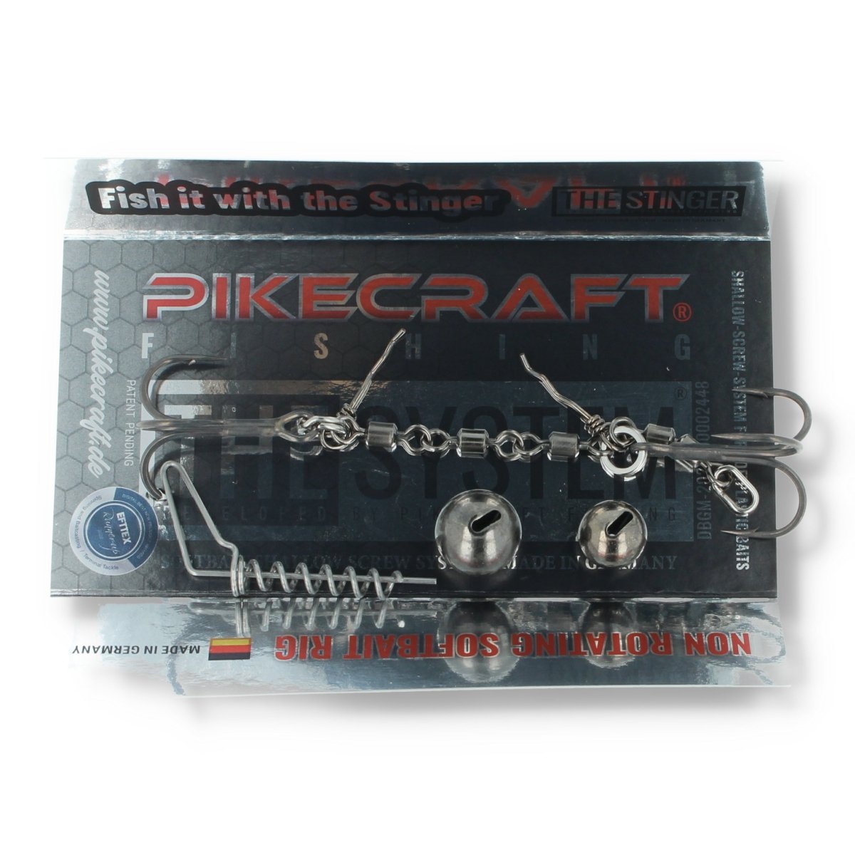 Pikecraft Finity One 7,5" Kits | 1 oder 2 Drillinge | Bleifreie Gewichte Kit 2 - (2 Drillinge | Bleifreie Gewichte 7g / 15g | 1 S - Screw) - Haken & Zubehör