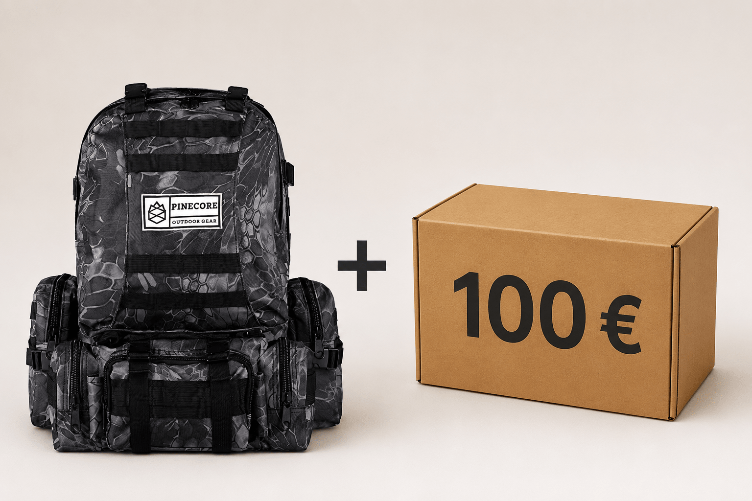 Pinecore Rucksack + 100€ Mystery Box ⚡ -