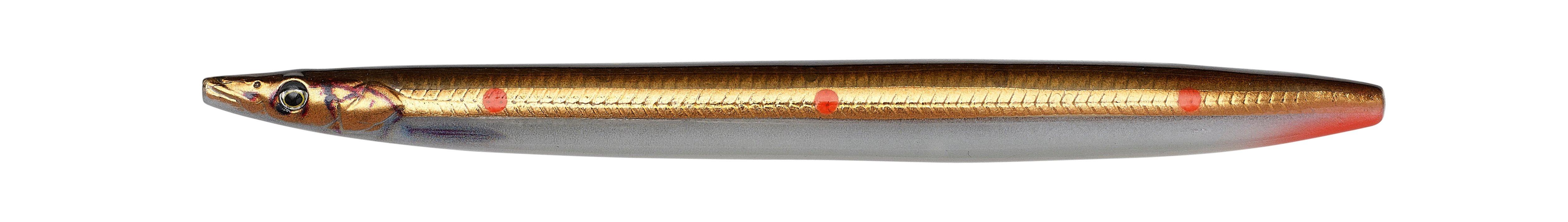 Savage Gear 3D Line Thru Sandeel (8,5cm / 11cm / 12,5cm) 11cm / 15g Brown Copper Red Dots -