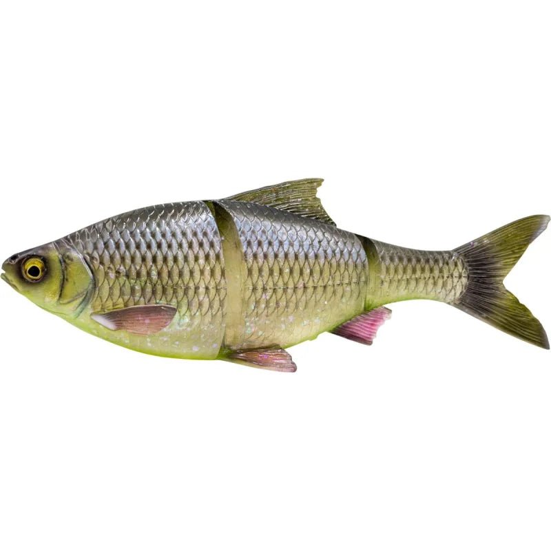 Savage Gear 3D LT Roach - Line Thru Swimbait für Hecht 18cm Slow Sinking Toxic Roach - Gummiköder