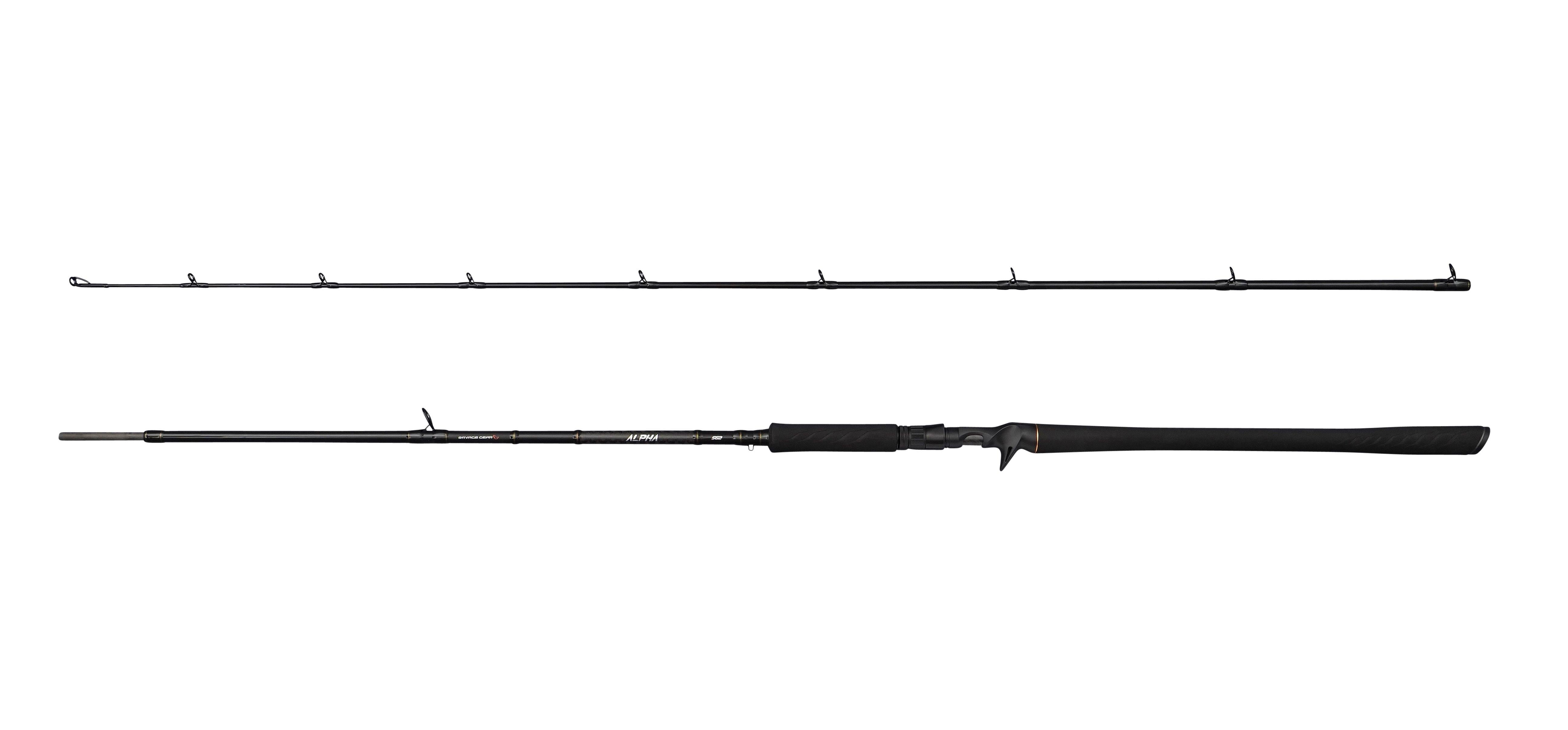 Savage Gear Alpha SG2 Monster BC Baitcastrute - 2.21m / 35 - 100g 2.21m / 35 - 100g - Angelrute - Baitcast