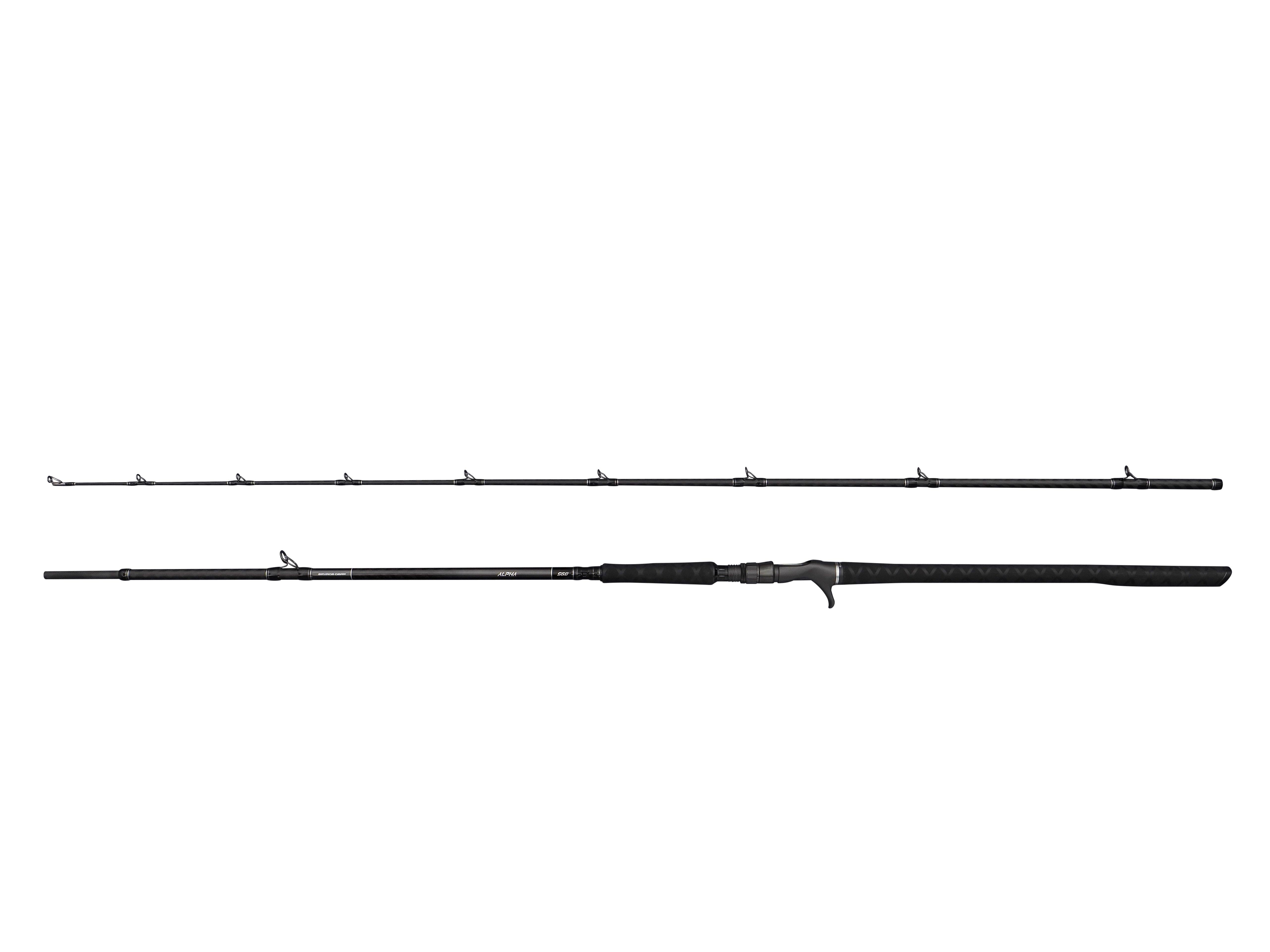 Savage Gear Alpha SG8 Monster Baitcastrute - 2.46m / 42 - 140g 2.46m / 42 - 140g - Angelrute - Baitcast