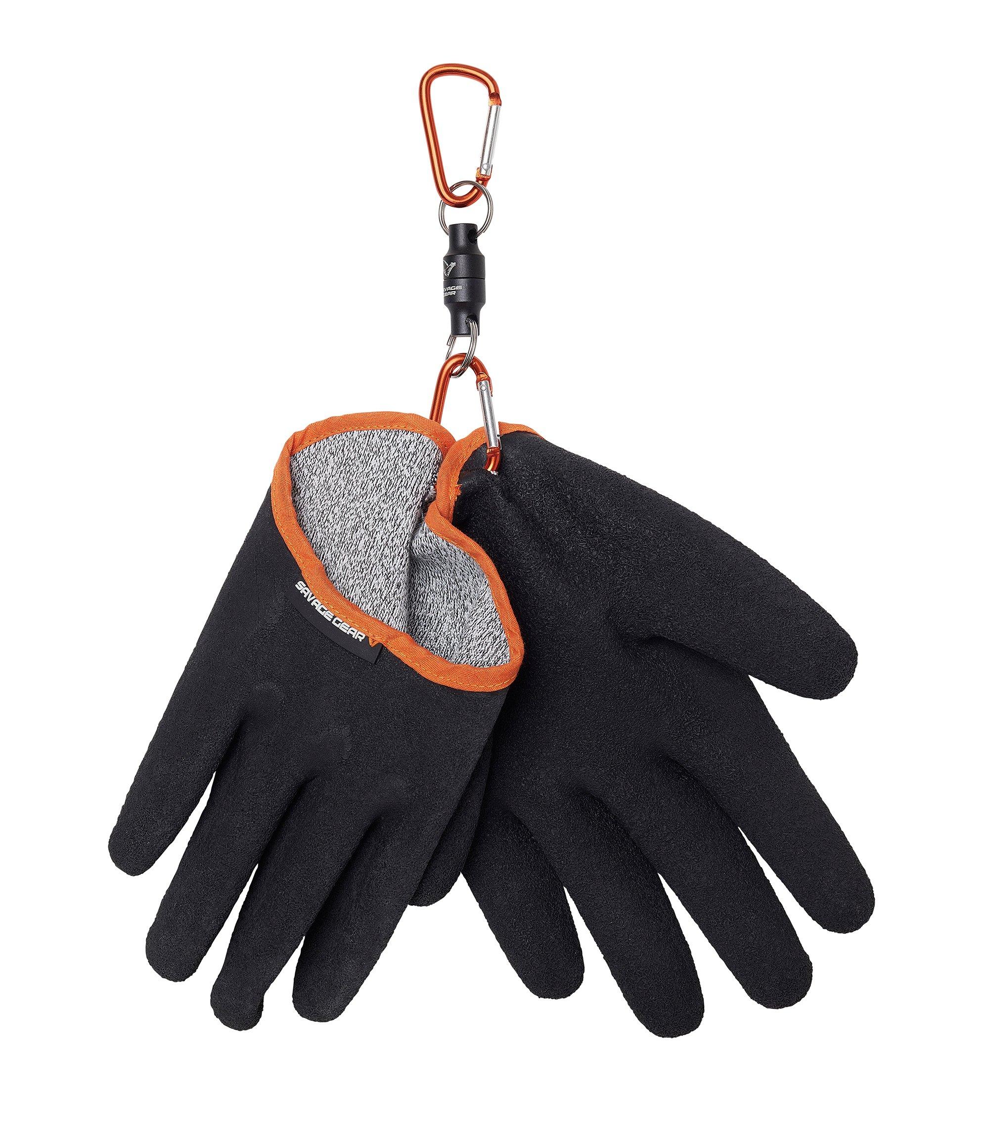 Savage Gear Aqua Guard Gloves – Landehandschuhe für Hecht M - Landehandschuh