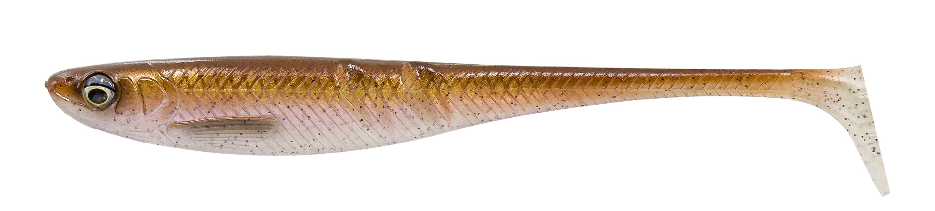 Savage Gear Collapser - Gummifisch zum Livescopen 14cm / 12g / 3 Stk Caramello - Gummifisch