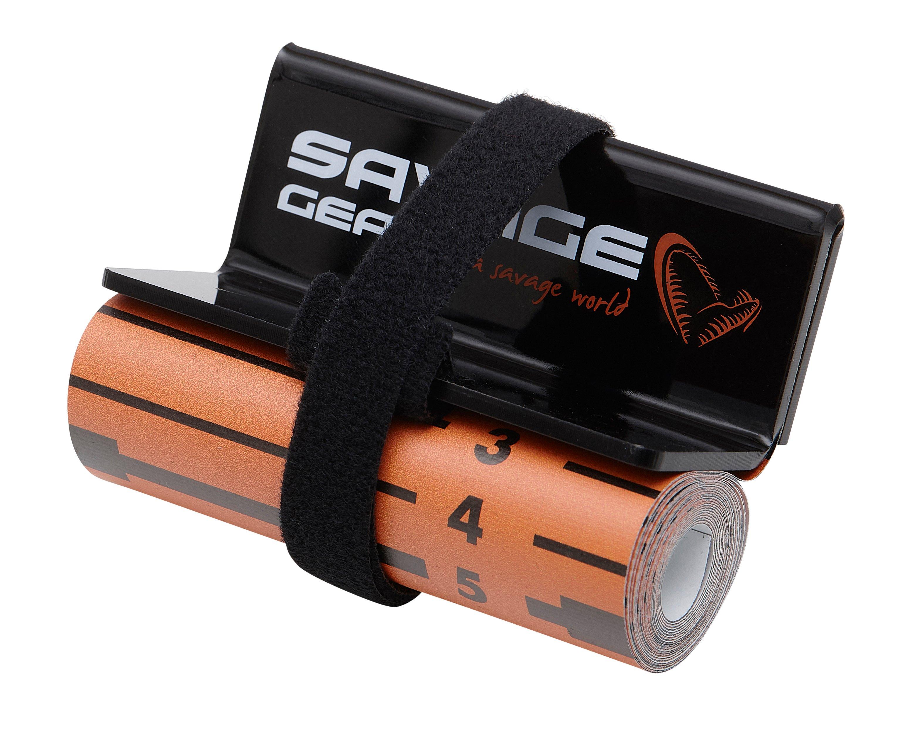Savage Gear Measure Up Roll - aufrollbares Fischmaß 8×130cm - Maßband