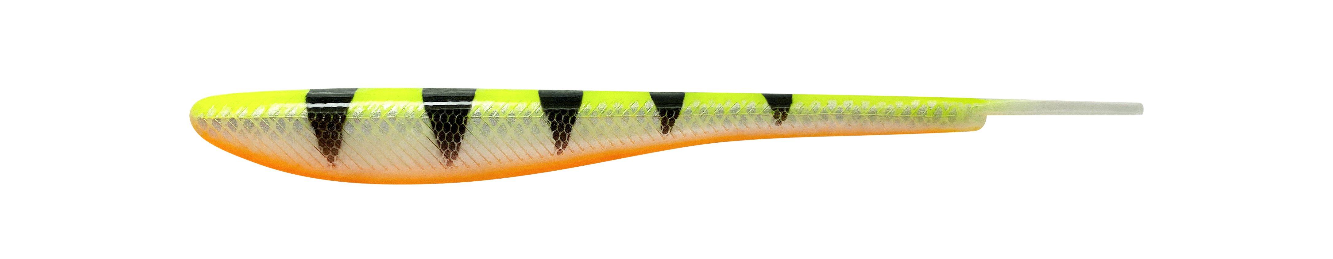 Savage Gear Monster Slug - Vertikalköder für Hecht und Zander 20cm / 33g / 2 Stk Lemon Tiger - Kunstköder - Softbaits - Gummifische