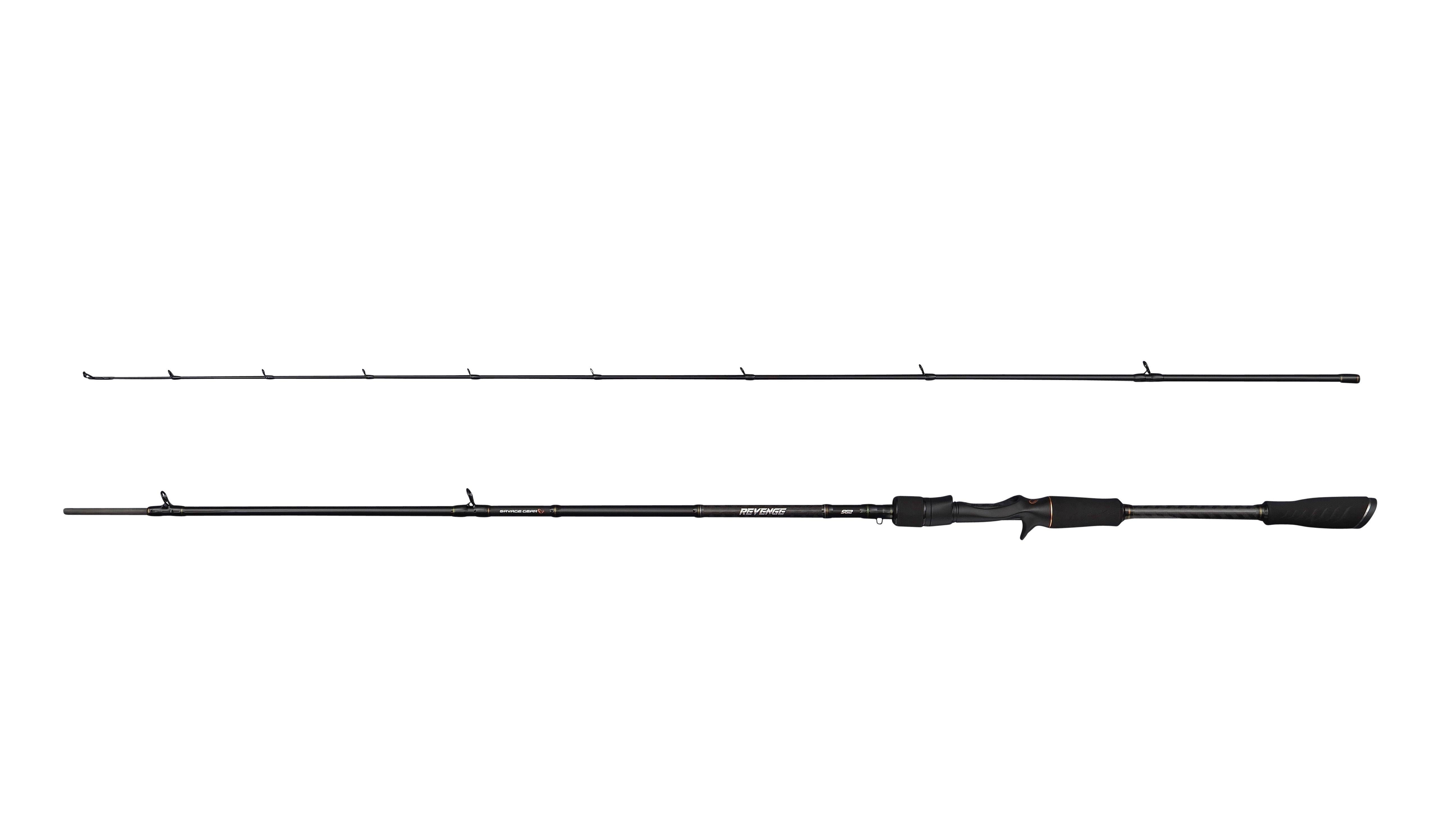 Savage Gear Revenge SG2 Medium Game BC – Baitcastrute für Zander & Hecht 2.13m / 10 - 30g - Angelrute