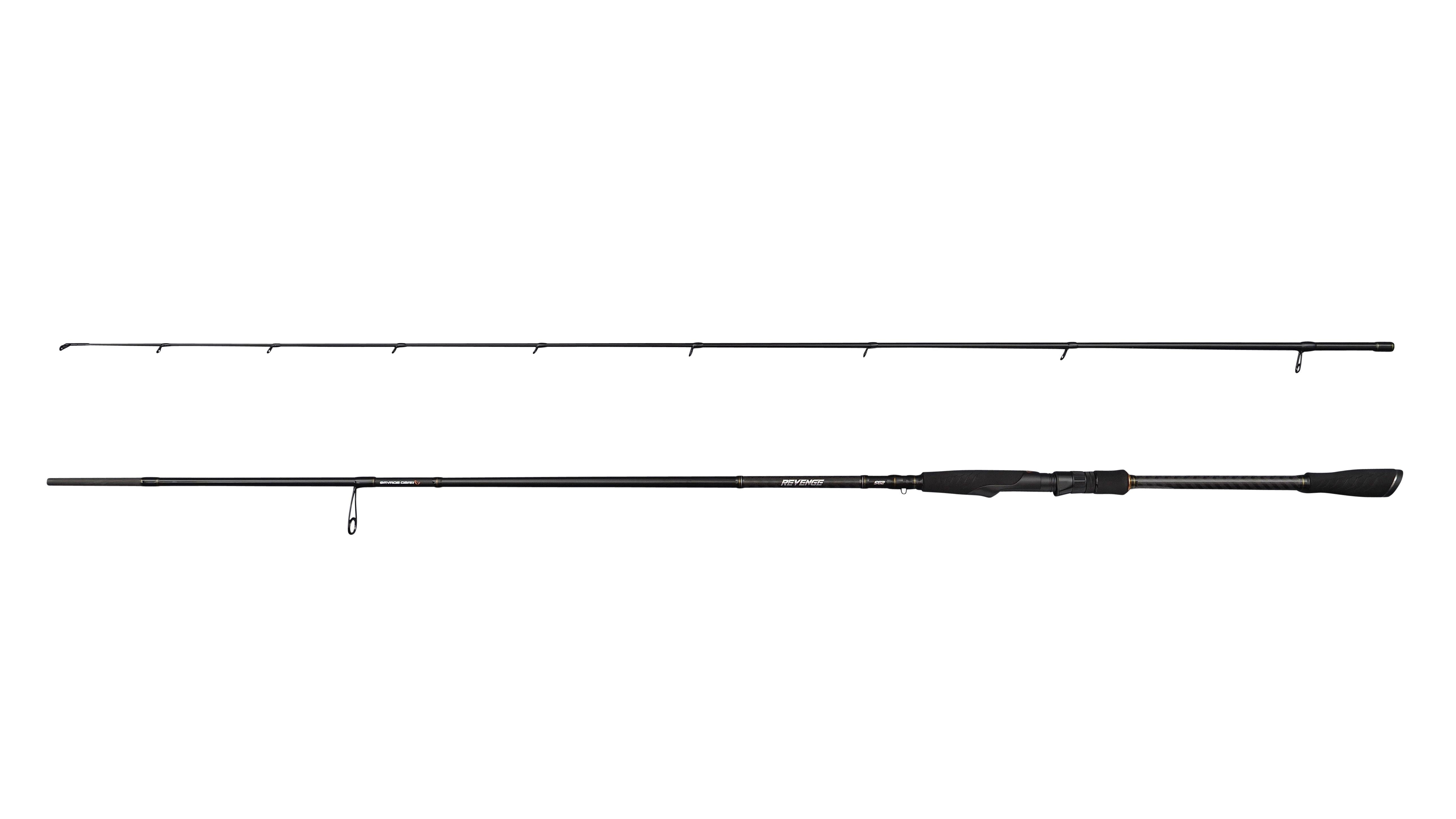 Savage Gear Revenge SG2 Medium Game – Spinnrute für Zander & Hecht 2.13m / 10 - 30g - Angelrute - Spinning