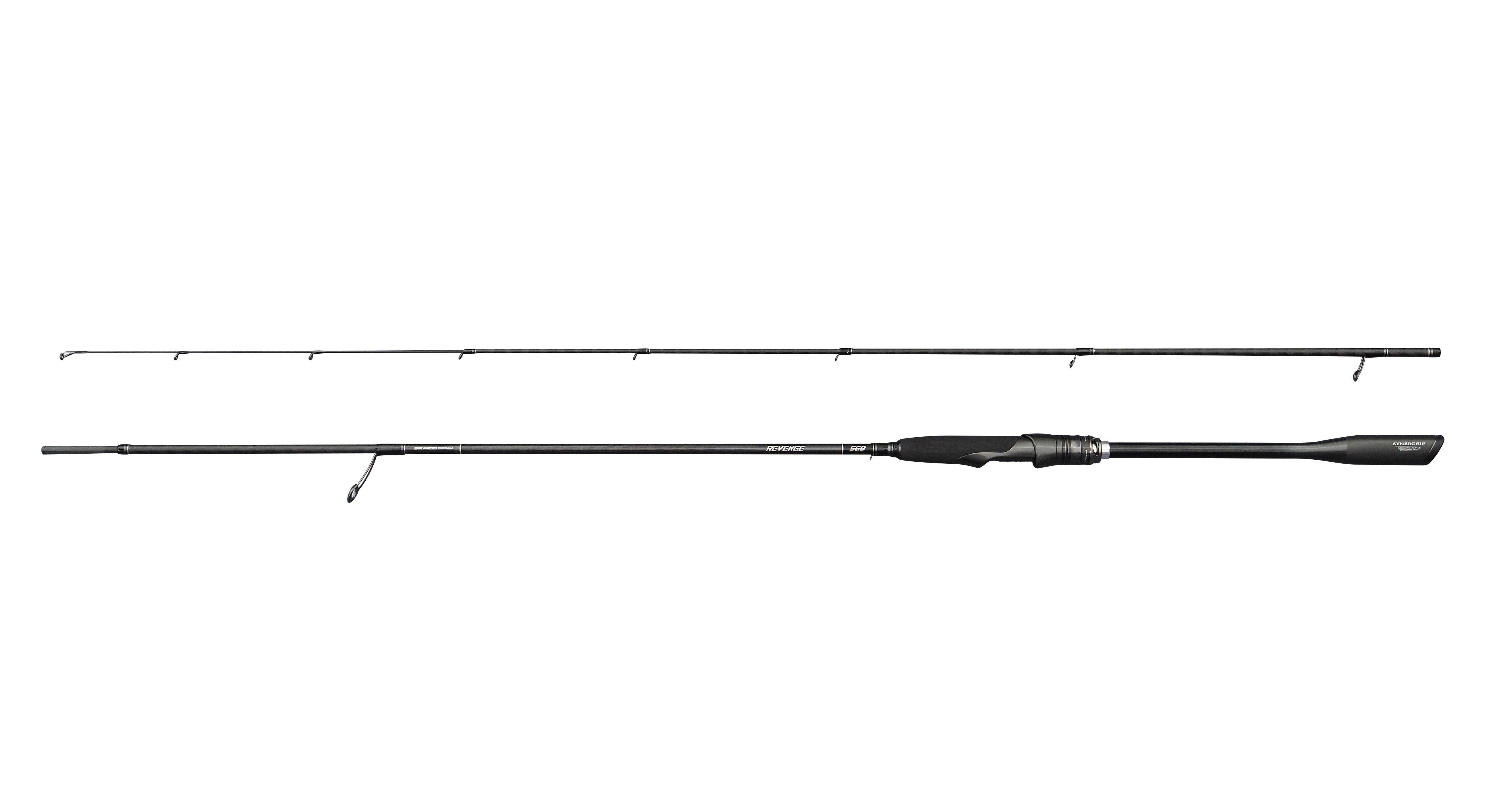 Savage Gear Revenge SG8 Finesse - Premium Finesse - Spinrute für Barsch und Zander 2.21m / 3 - 21g - Angelrute - Spinning