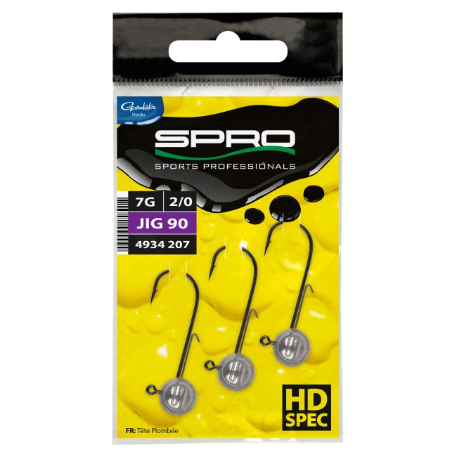 Spro Jigkopf Jig 90 HD | 1/0 - 2/0 - 3/0 - 4/0 - 5/0 | 5g bis 28g 1/0 5gr - Haken & Zubehör