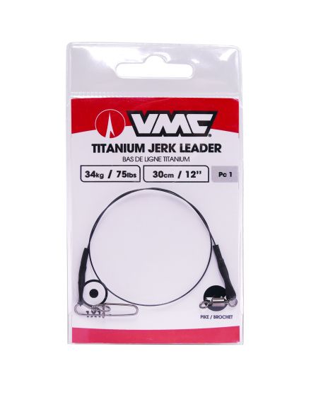 VMC Titanium Jerk Leader 30cm / 34kg -
