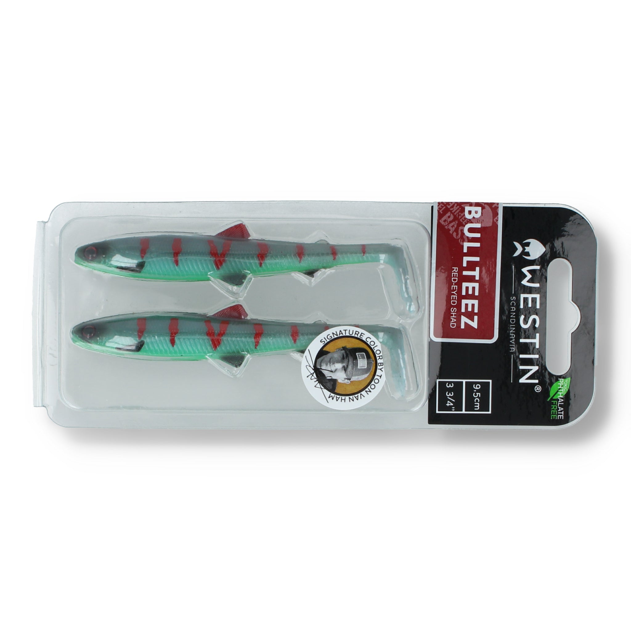 Westin Bullteez 9,5 cm (2 Stück) Special Edition Red - Eyed Shad -