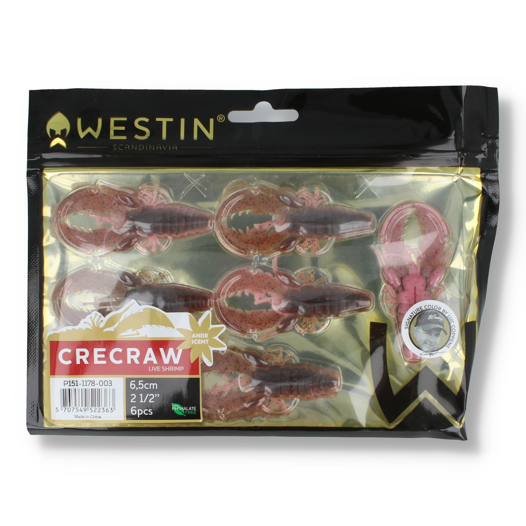 Westin Crecraw 6,5 cm Special Edition Live Shrimp -