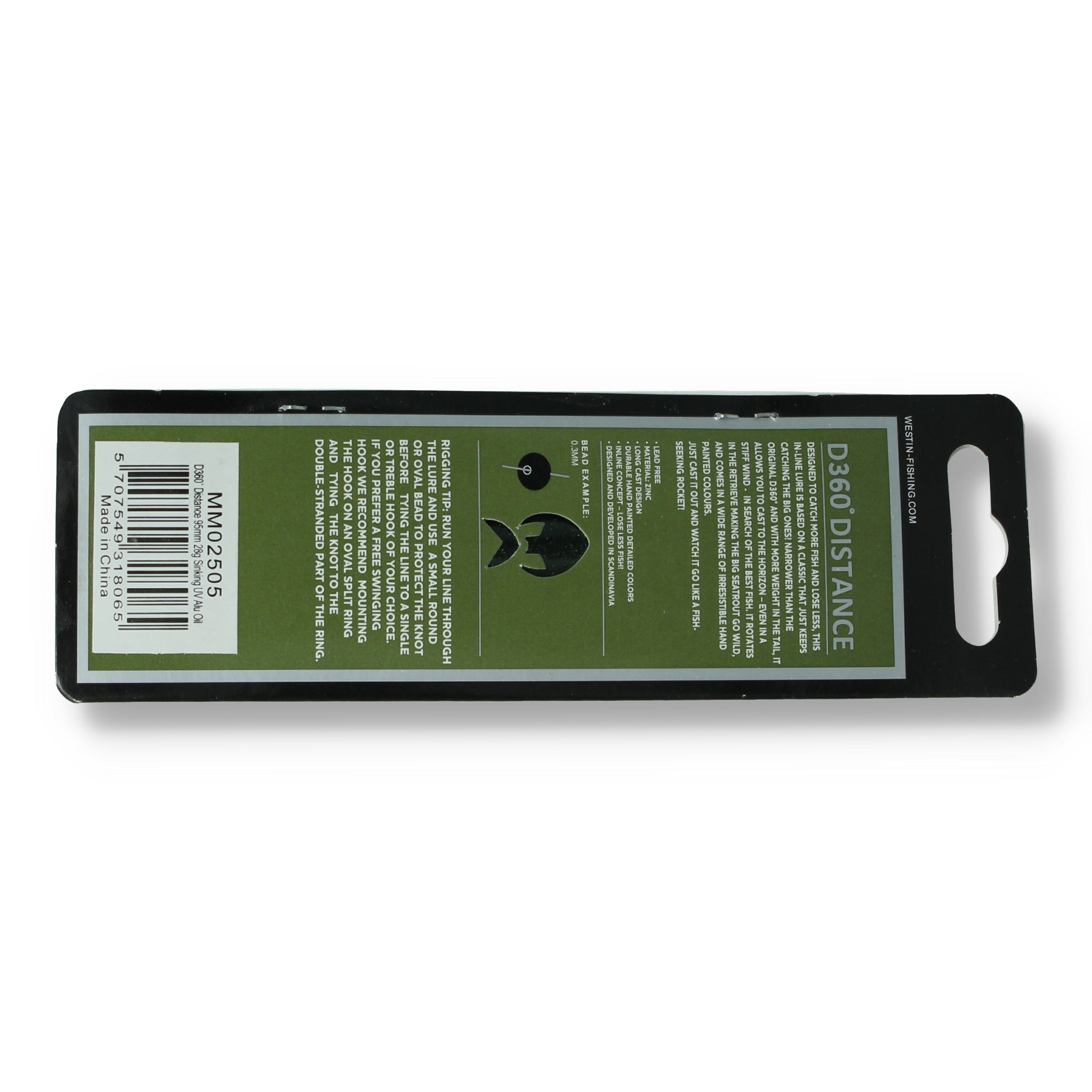 Westin D360° Distance 95mm Alu Oil -