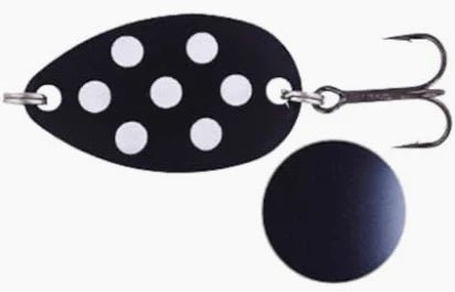 Westin Fidusen 3,2cm - 2,8g Forellen Spoon Black / Glow Dots - Spoons