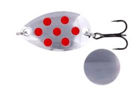 Westin Fidusen 3,2cm - 2,8g Forellen Spoon Silver / Red Dots (Metallic) - Spoons