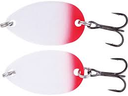 Westin Fidusen 3,2cm - 2,8g Forellen Spoon White (Glow) / Red - Spoons