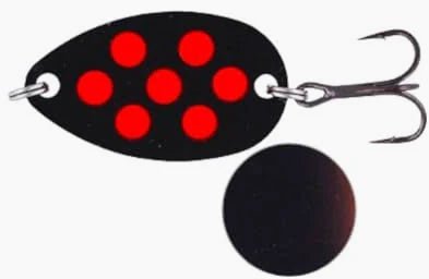 Westin Fidusen 3,2cm - 2,8g Forellen Spoon Black / Red Dots - Spoons