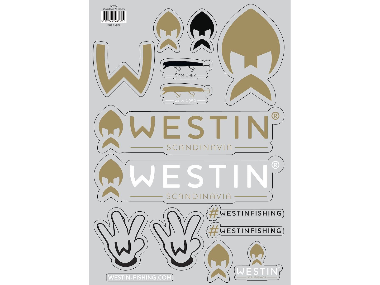 Westin Stickers A4 - Merch