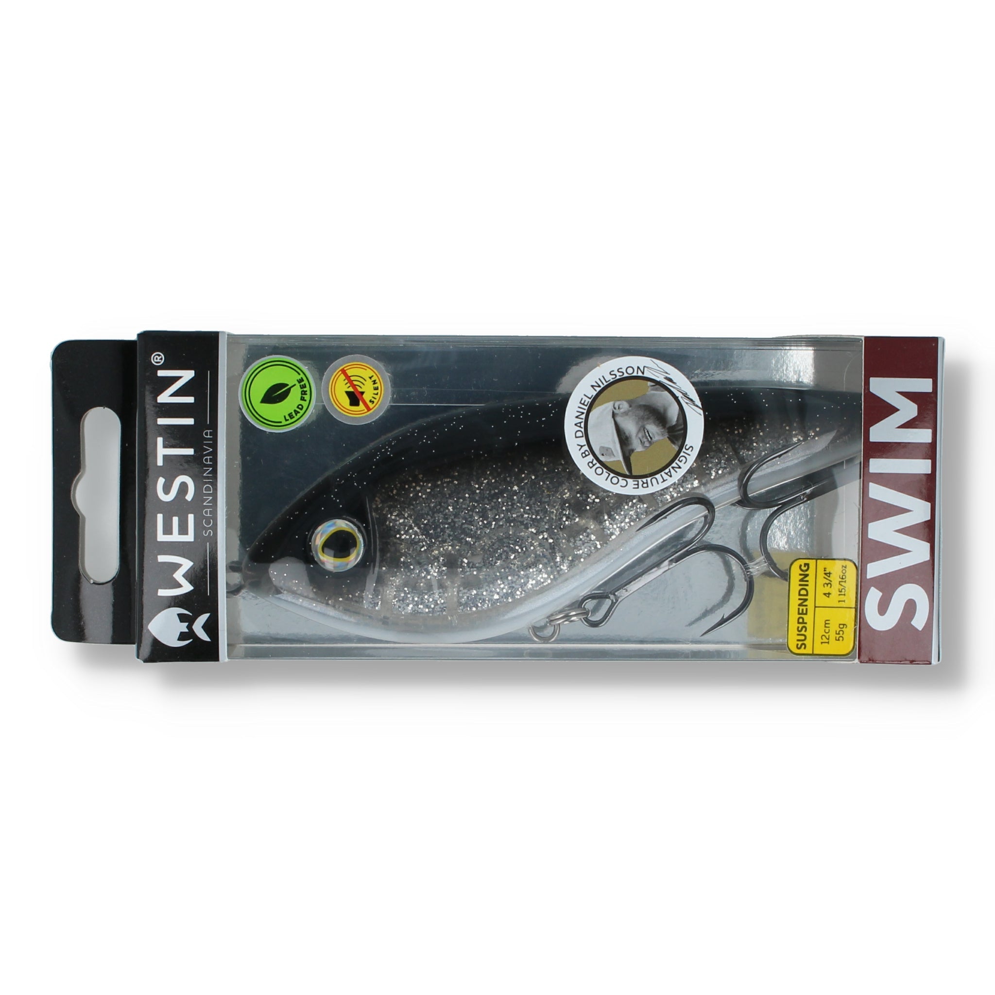 Westin Swim Glidebait 12cm (4,7") - Suspending 3D Silent Night - Kunstköder