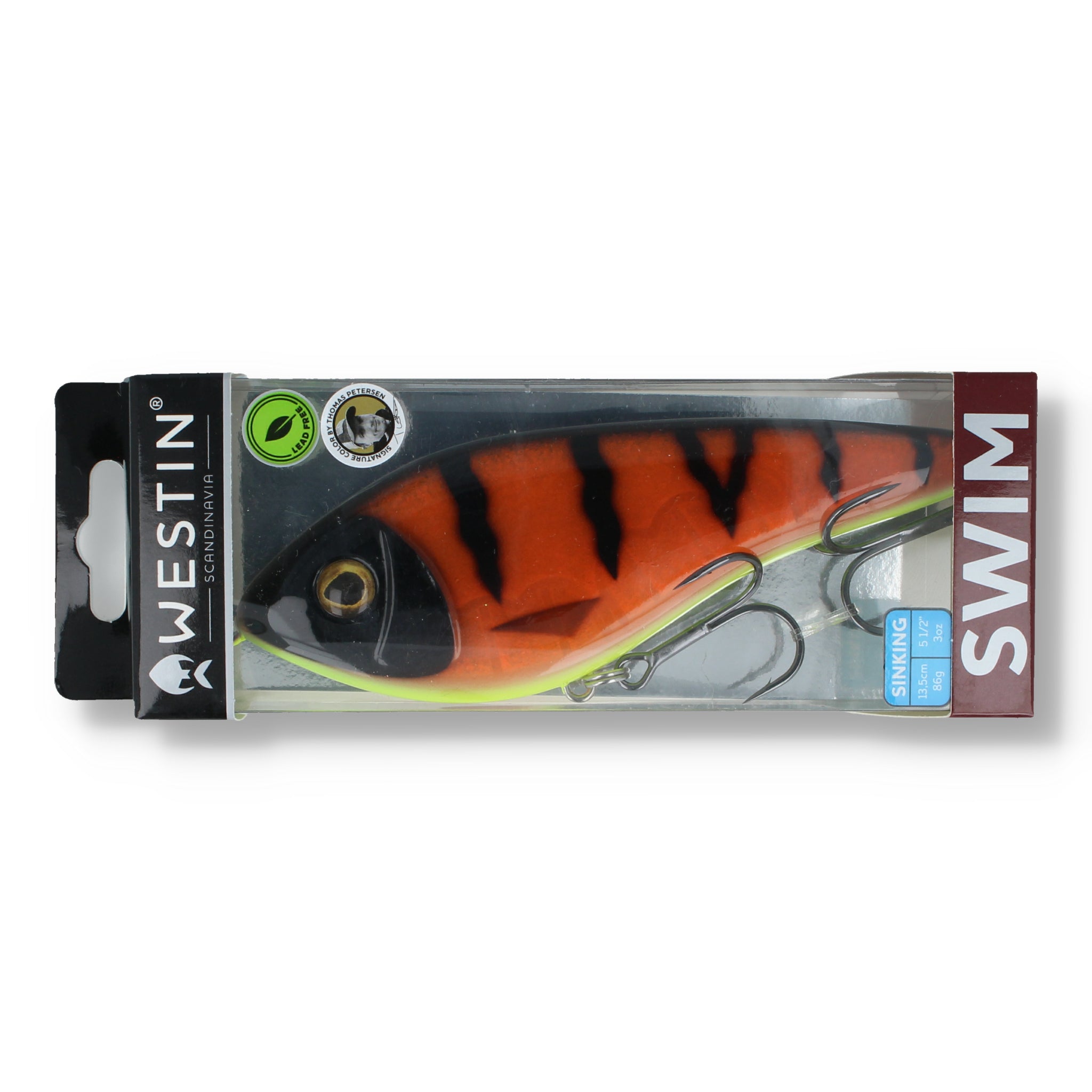 Westin Swim Glidebait 13,5cm (5,3") - Sinking Matte Alert - Kunstköder