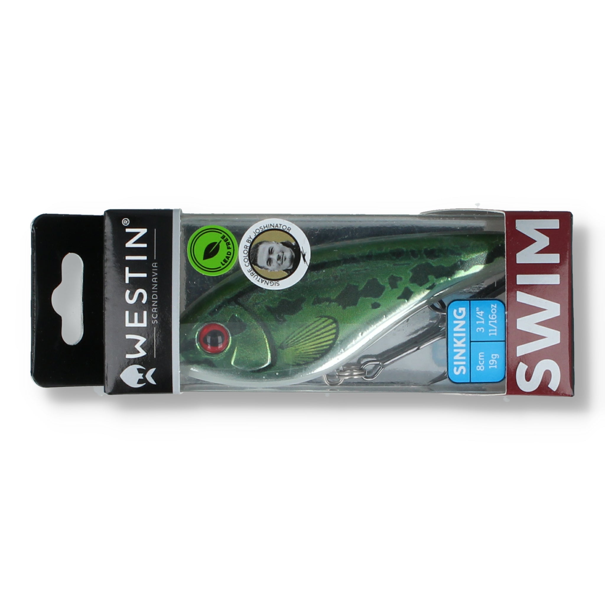 Westin Swim Glidebait 8cm (3,2") - Sinking Baby Bass - Kunstköder