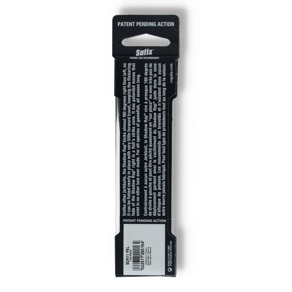 Rapala Shadow Rap 4,3" Live Perch - Kunstköder
