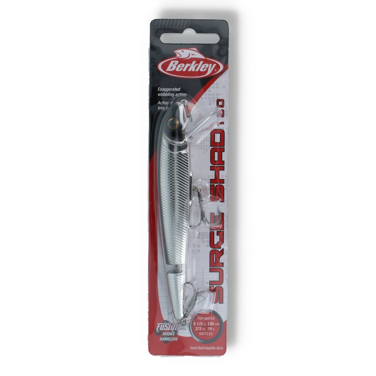 Berkley Surge Shad 130 5,5" Black Chrome - Kunstköder