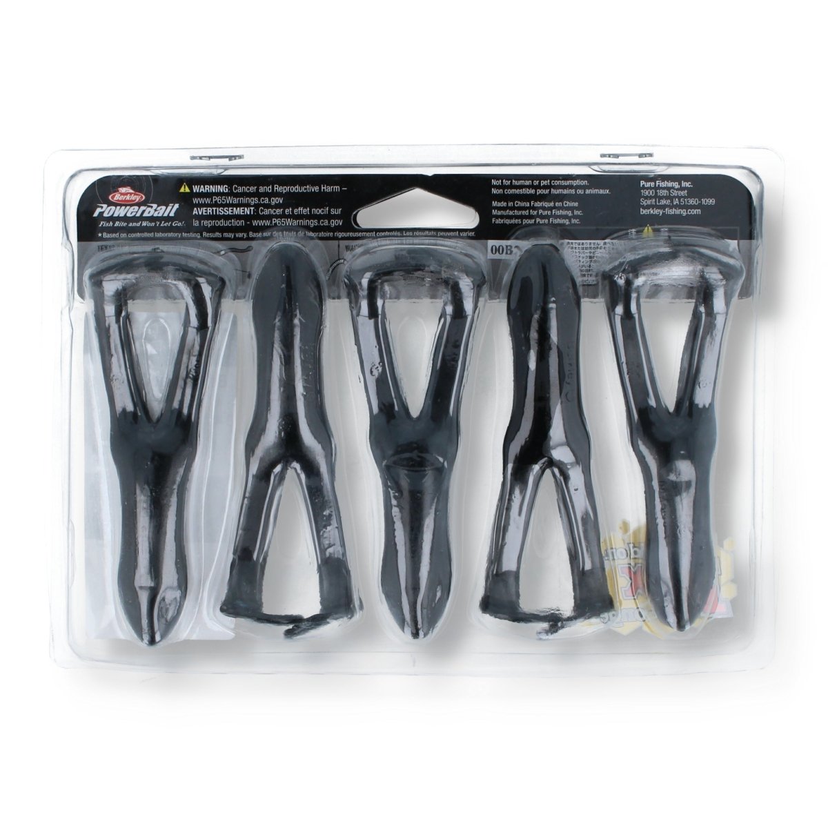 Berkley PowerBait Beat'n Paddle Frog 3,9" HD Black Leopard - Kunstköder