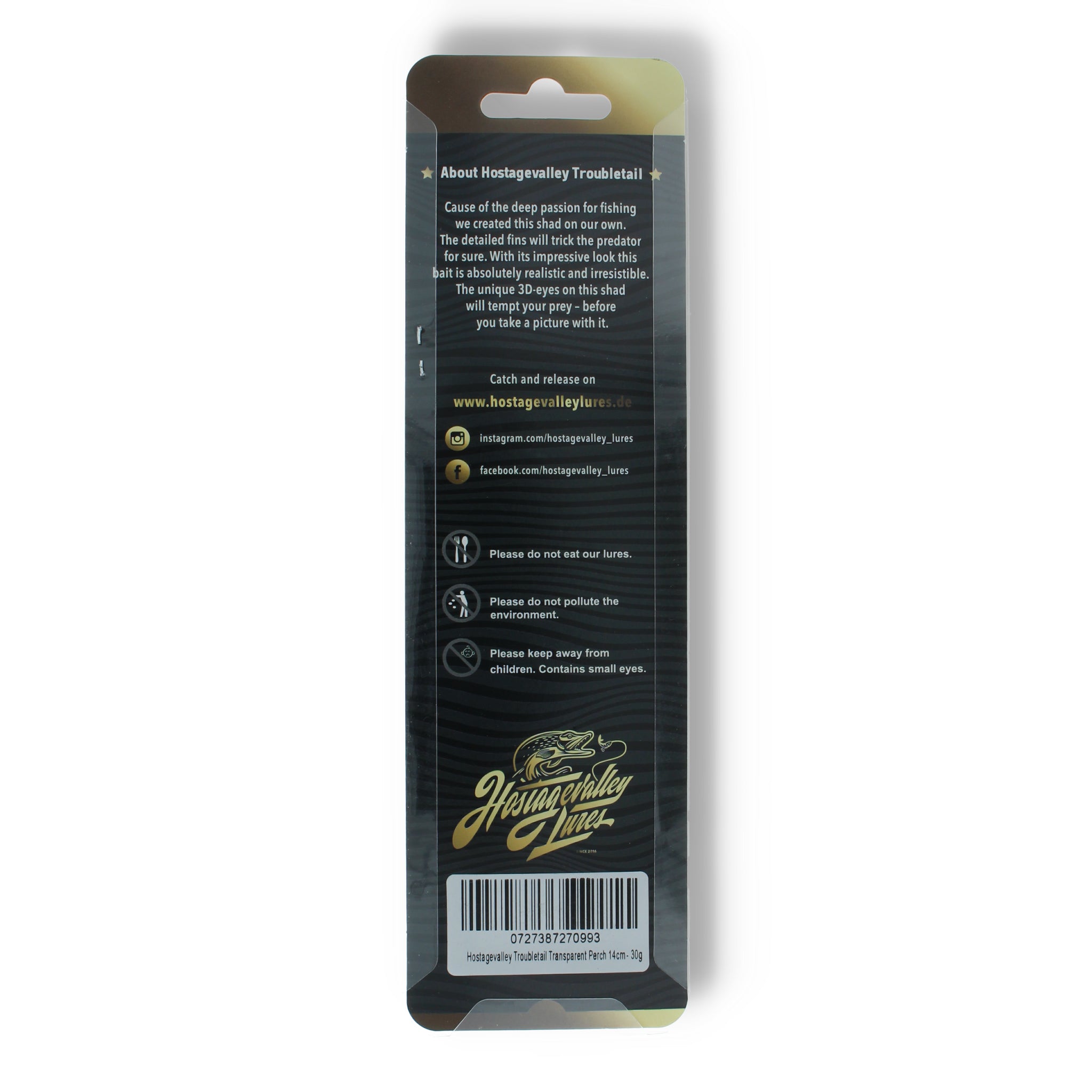 Hostagevalley Lures Troubletail 14cm (5,5")