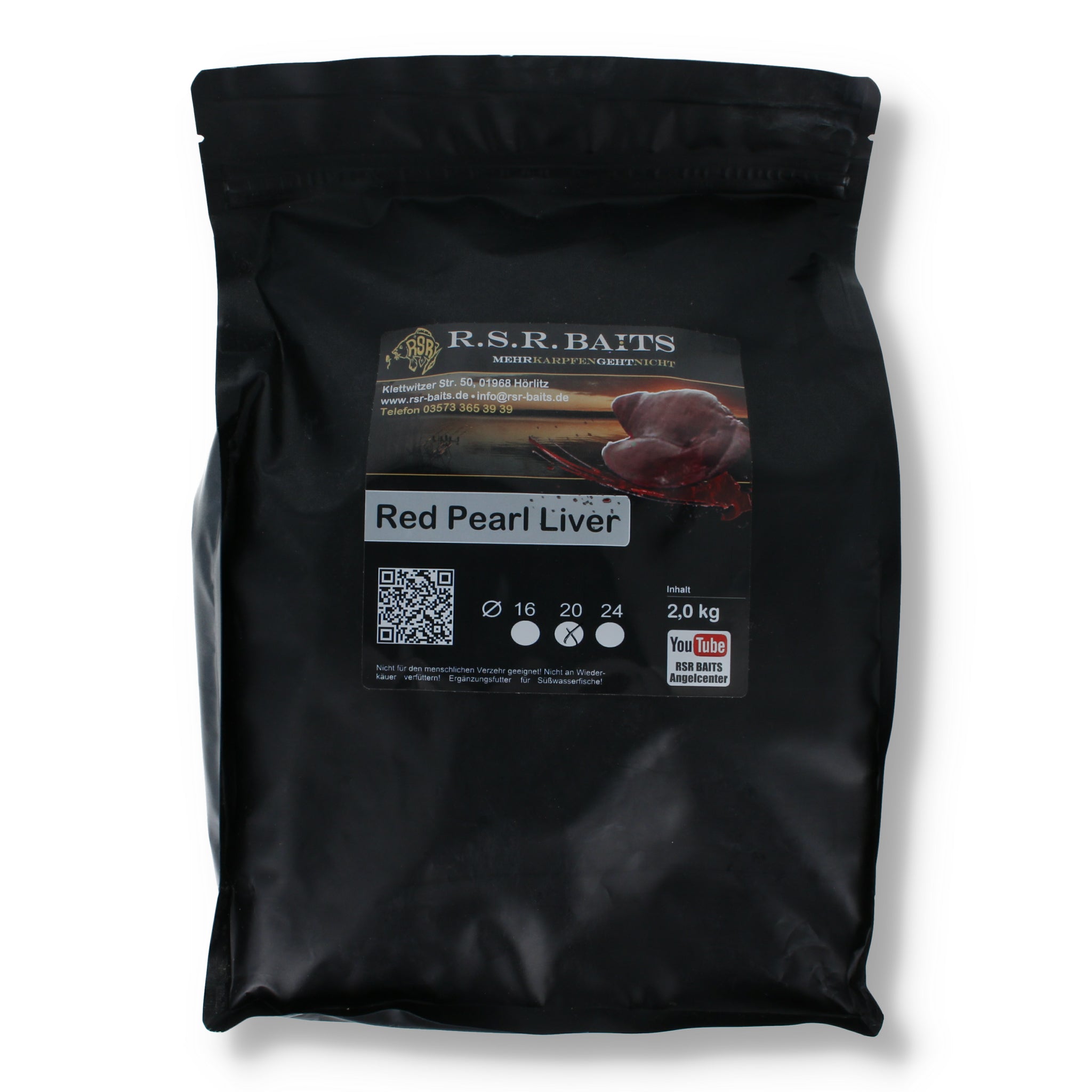 R.S.R. Baits Red Pearl Liver 20mm