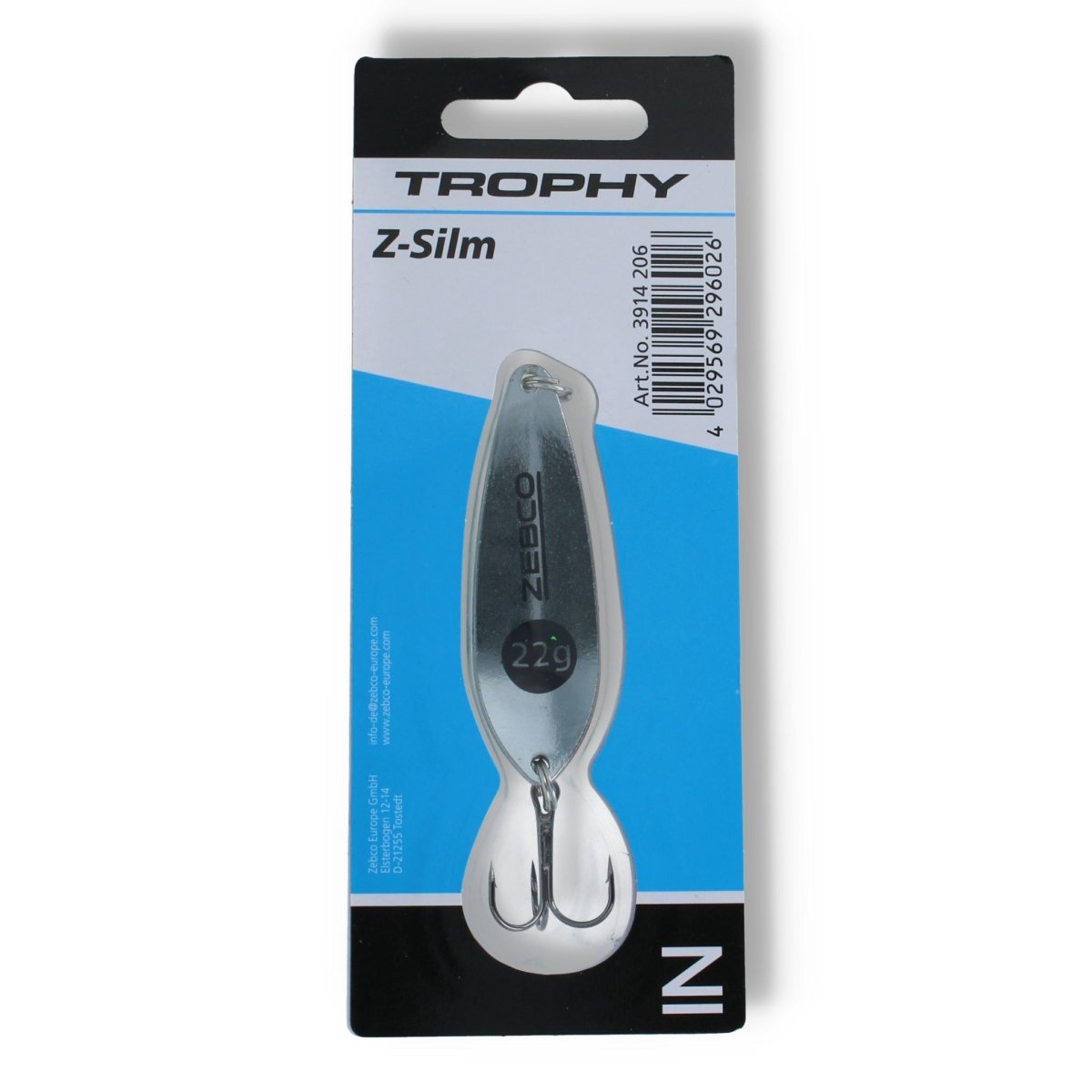 Zebco Trophy Z - Slim 22g Fire Tiger - Kunstköder