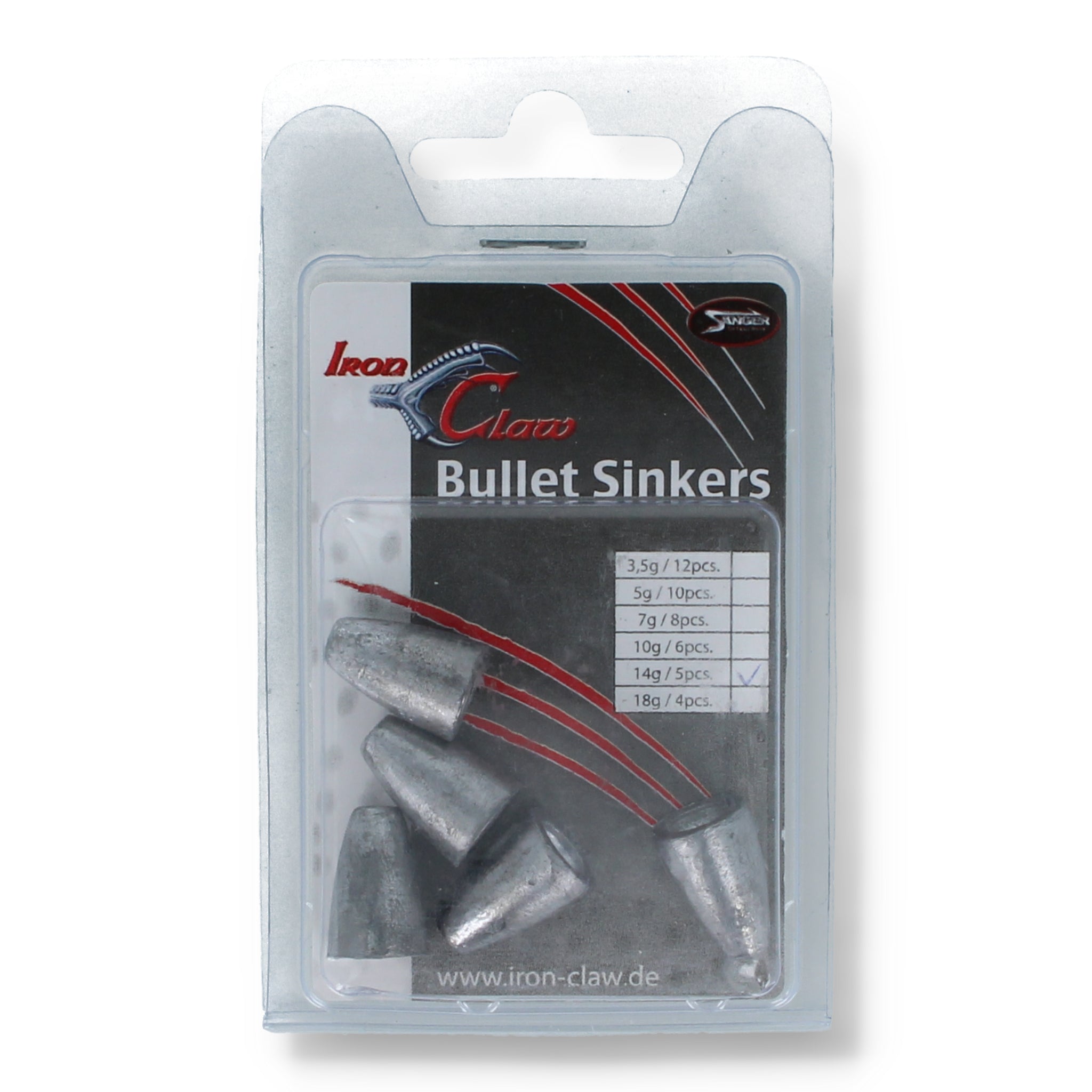 Iron Claw Bullet Sinkers