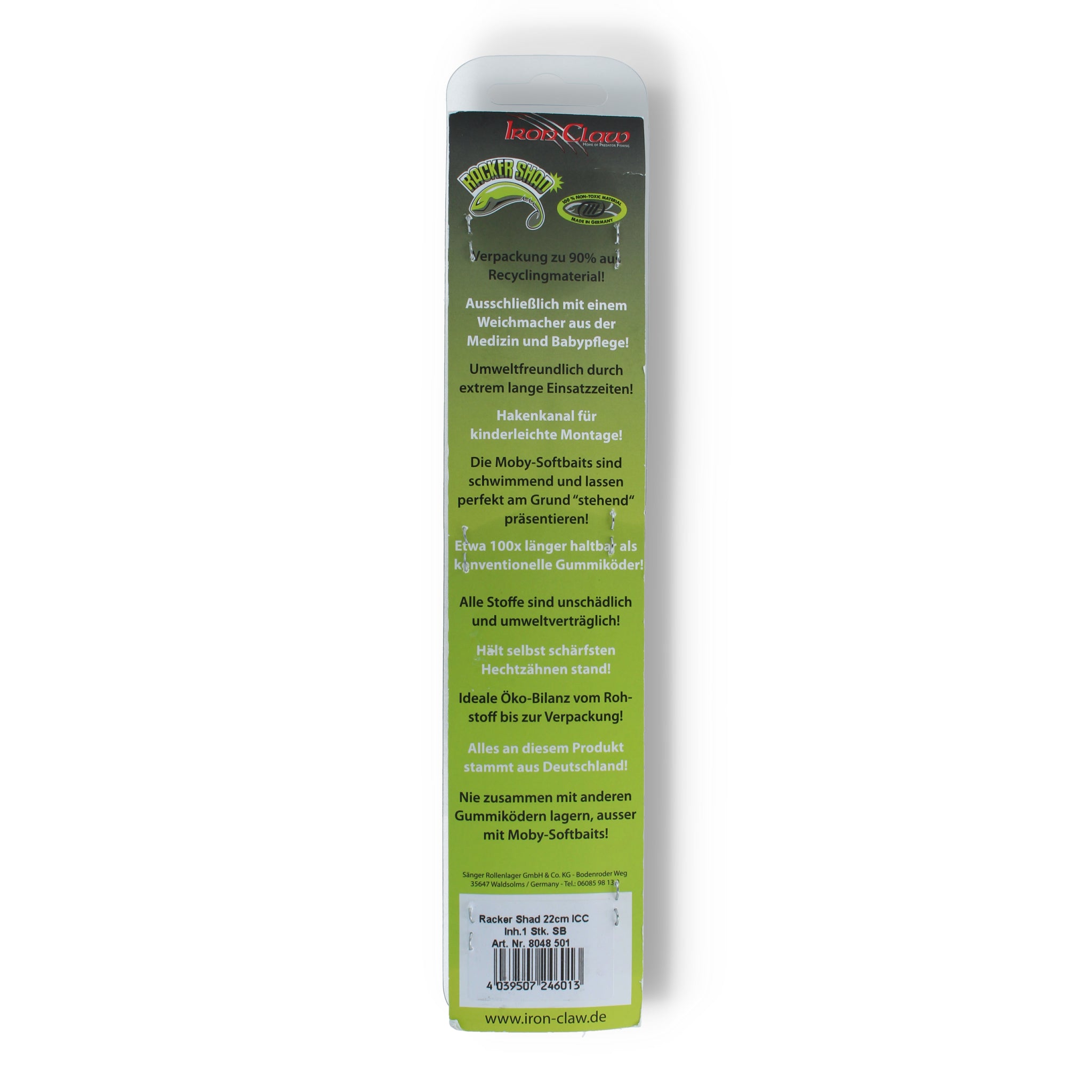 Iron Claw Racker Shad 8,7"