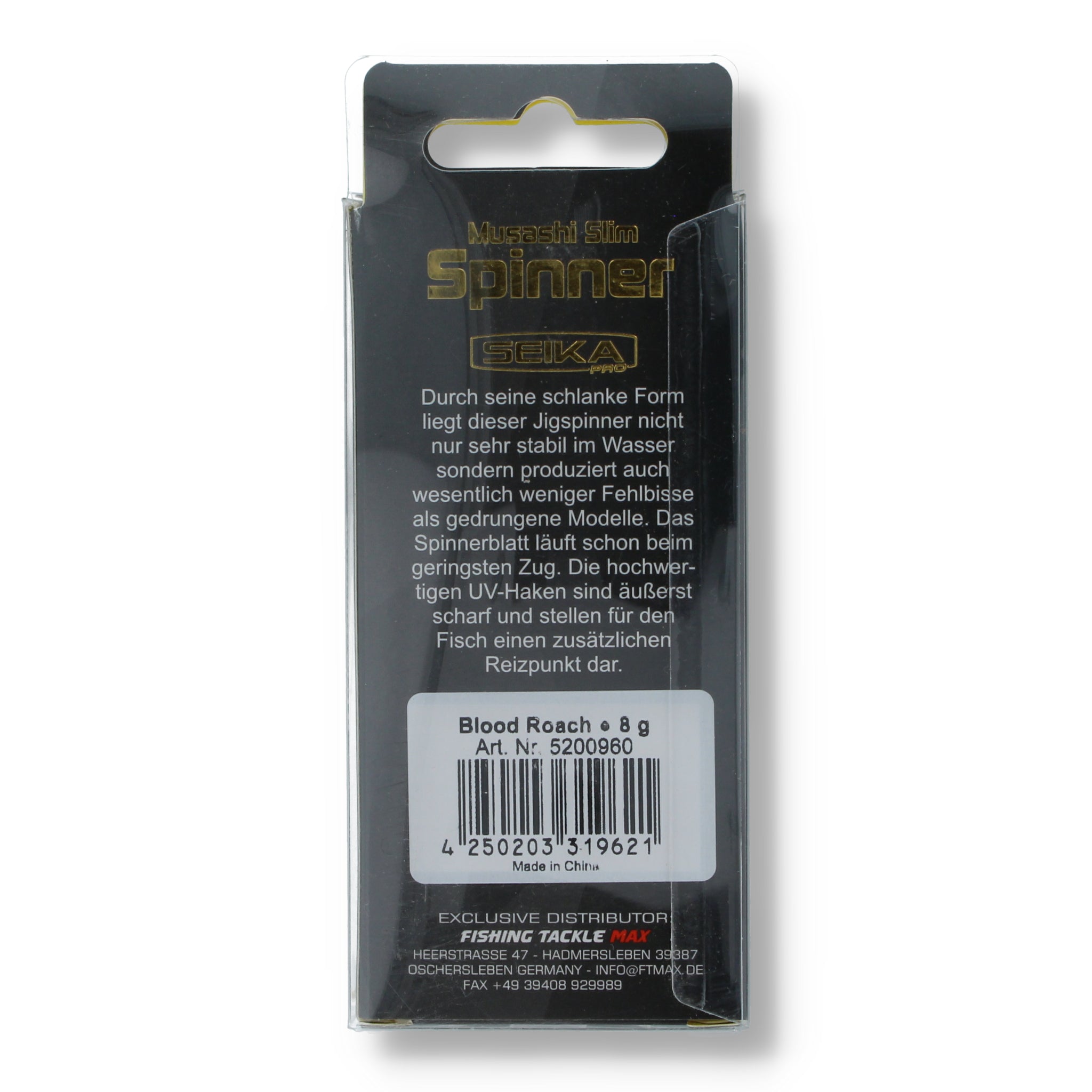 Seika Pro Musashi Slim Spinner 8g