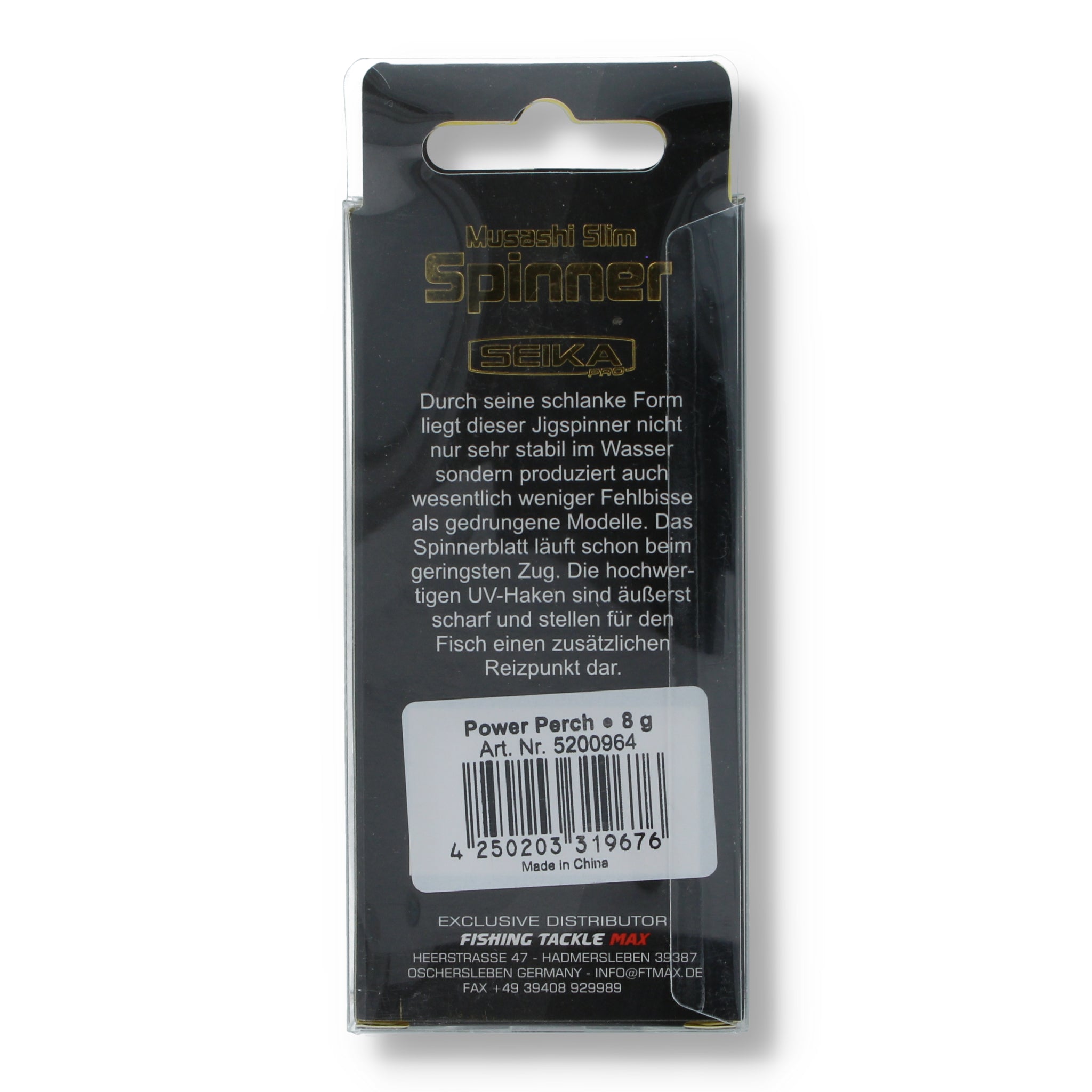 Seika Pro Musashi Slim Spinner 8g