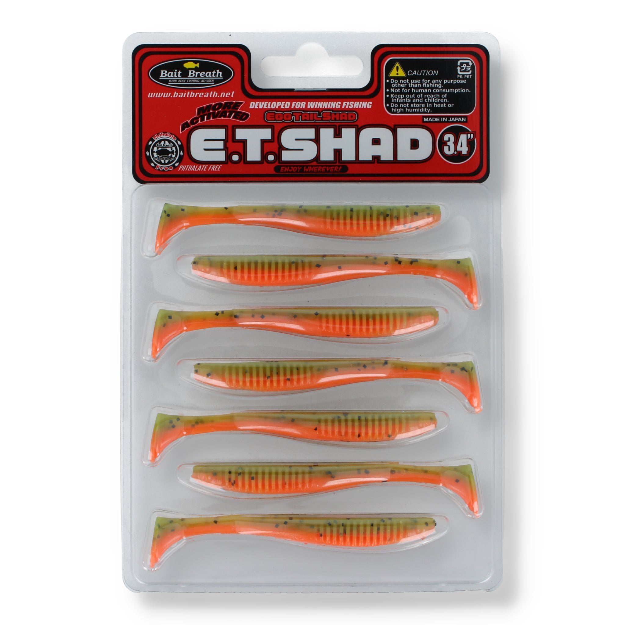 Bait Breath E.T.Shad 3,4"