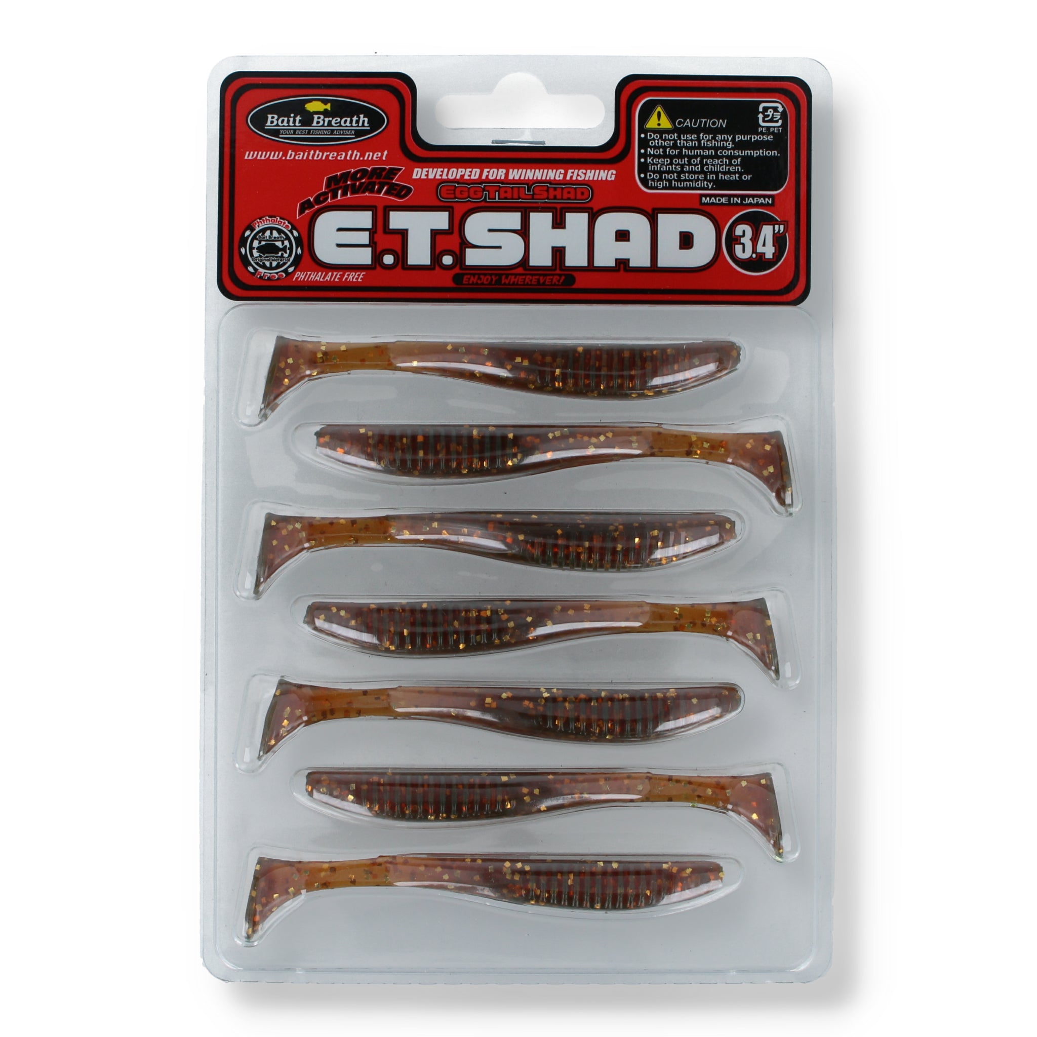 Bait Breath E.T.Shad 3,4"