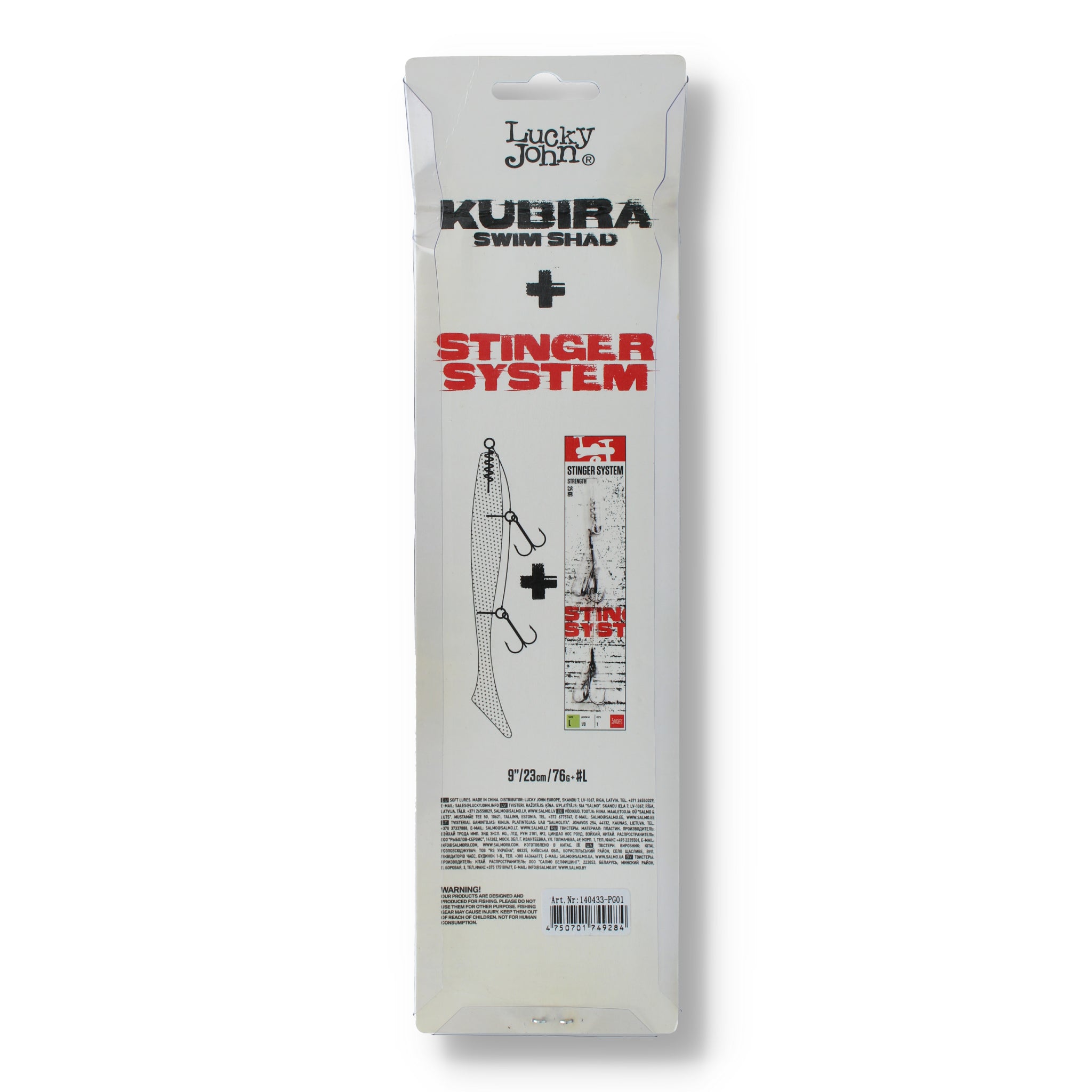 Lucky John Kubira Swim Shad 9"