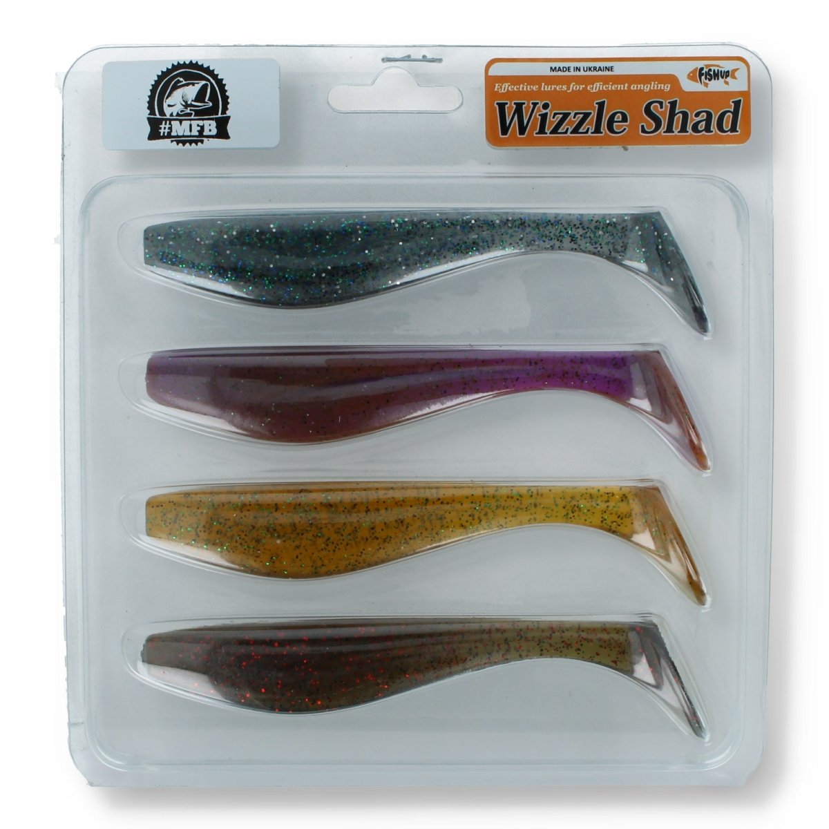 Fish Up Wizzle Shad 5" Mix - Kunstköder