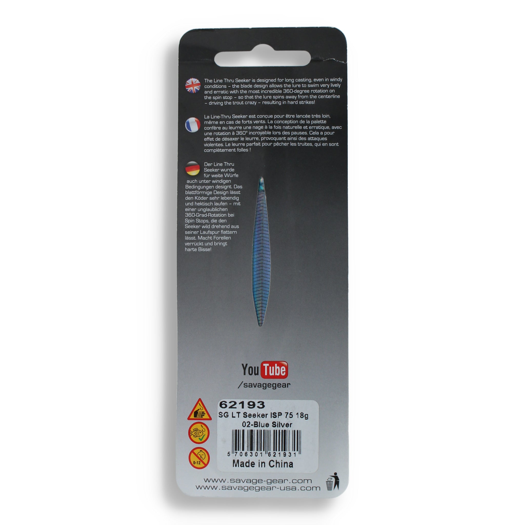 Savage Gear Savage Salt 3D Line-Thru Seeker 3"