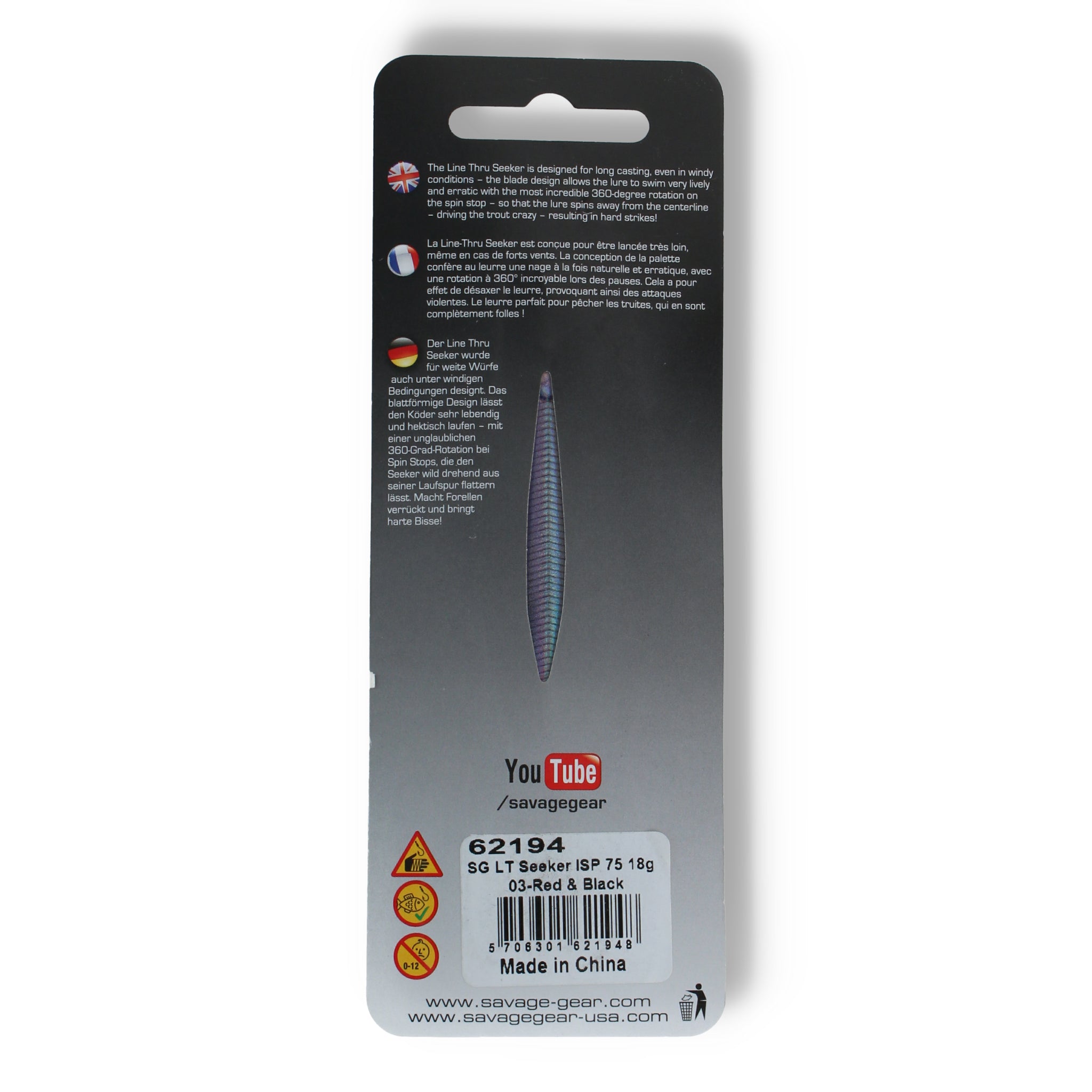 Savage Gear Savage Salt 3D Line-Thru Seeker 3"