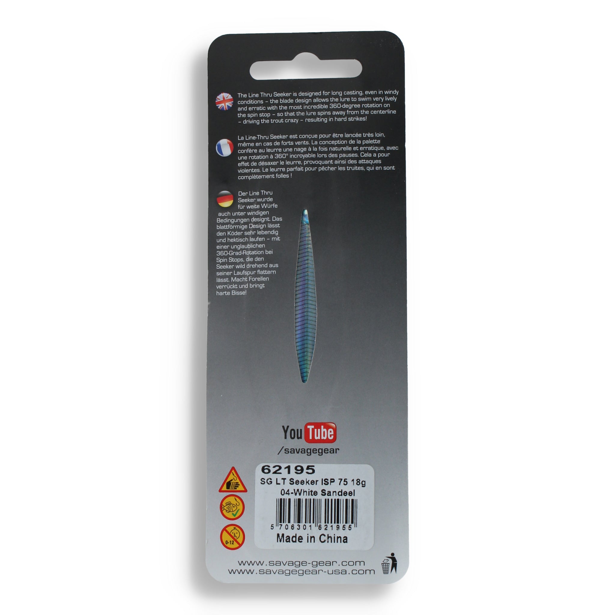 Savage Gear Savage Salt 3D Line-Thru Seeker 3"